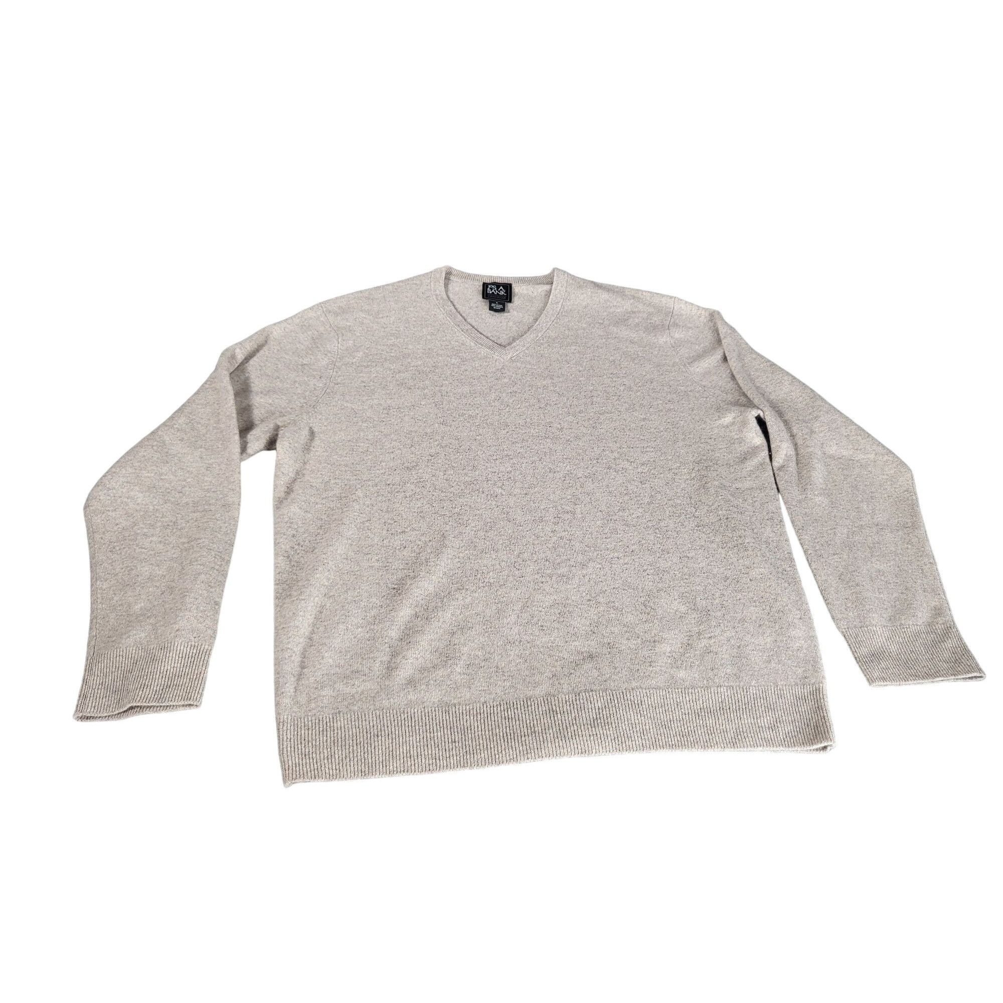 Jos. A. Bank Jos A. Bank Traveler Cashmere Sweater Men Sz XL Tight Knit V Size US XL / EU 56 / 4 - 1 Thumbnail