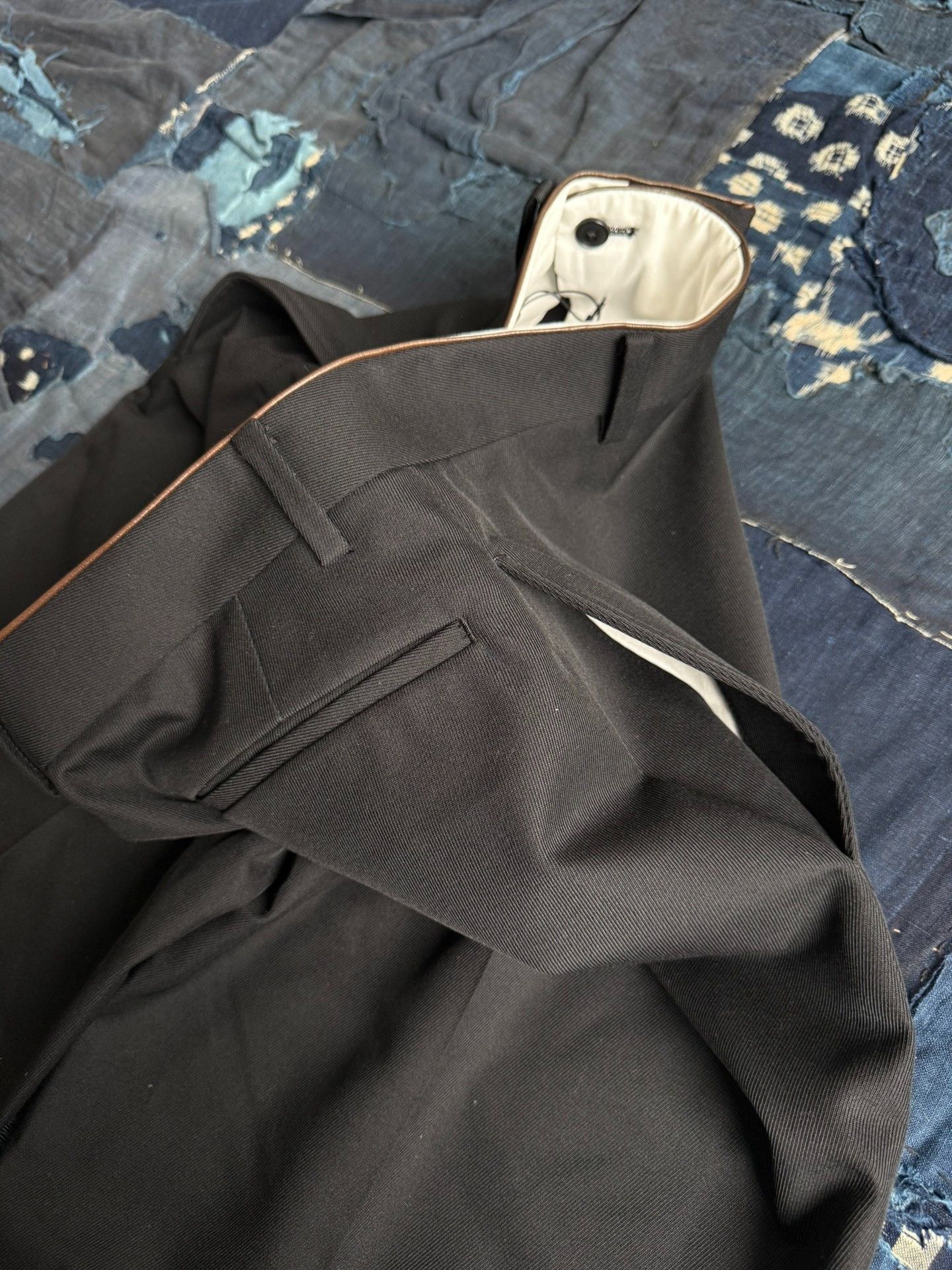A.PRESSE A.PRESSE 24AW Wool Kersey Trousers Size US 32 / EU 48 - 5 Thumbnail