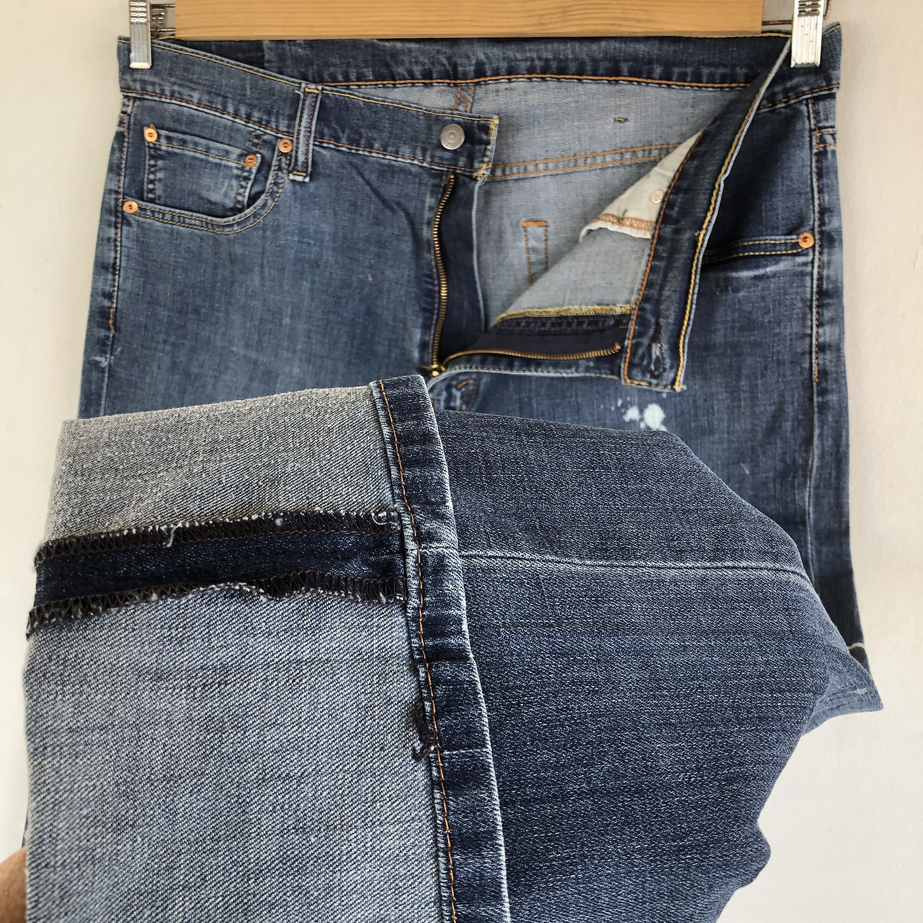 Levi's Vintage Painter Levis 527 Boot Cut Jeans Flare Levi's Denim Size US 38 / EU 54 - 8 Thumbnail
