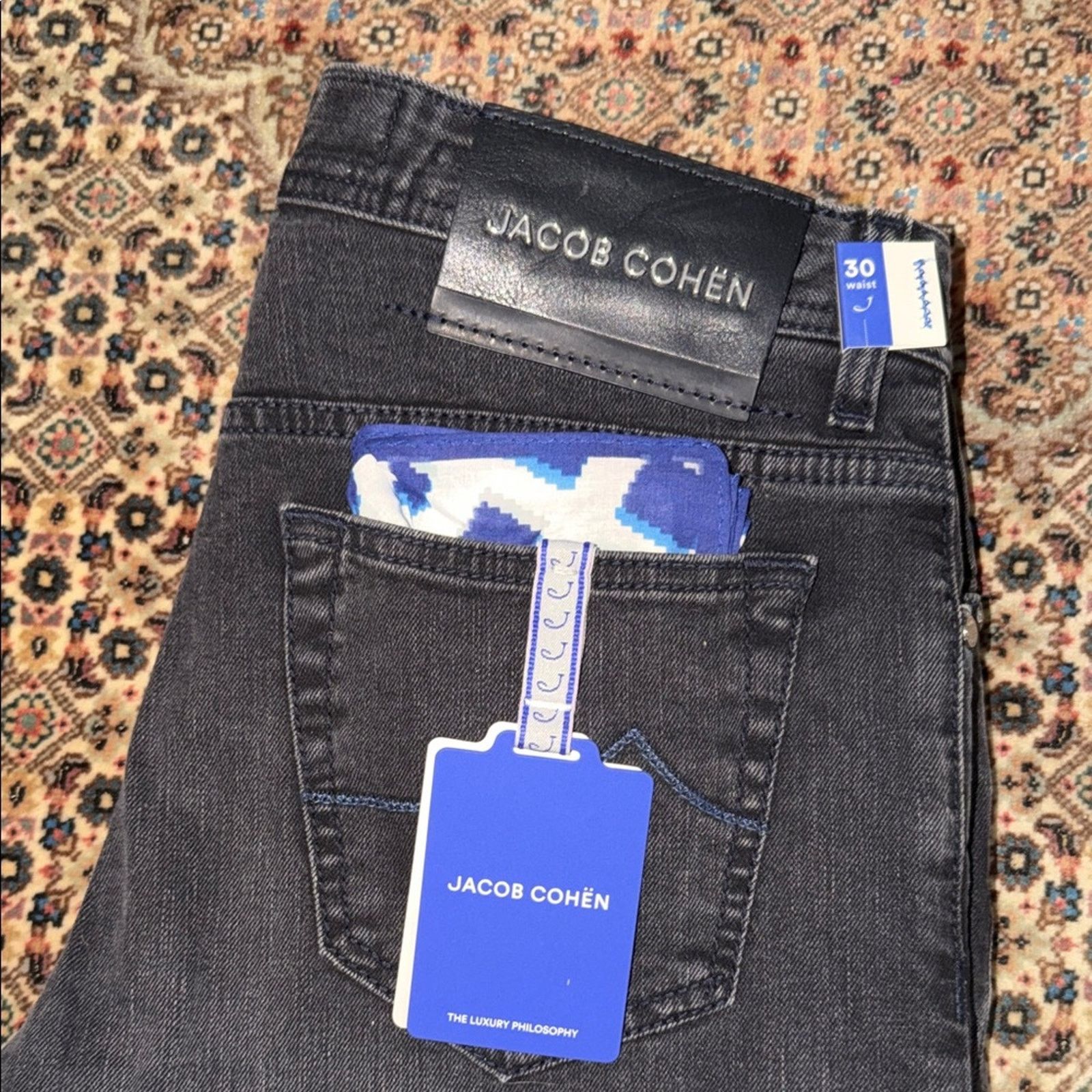 Jacob Cohen Jacob Cohen Dark Gray Bard Men's Jeans Size 30 Size US 30 / EU 46 - 7 Thumbnail