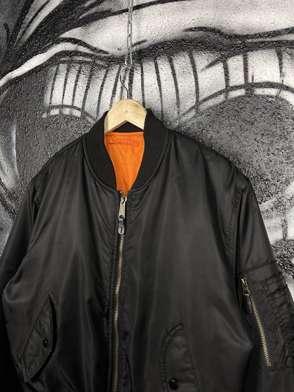 Vintage Y2K Location MA-1 Bomber Jacket Men’s Size S Size US S / EU 44-46 / 1 - 3 Thumbnail