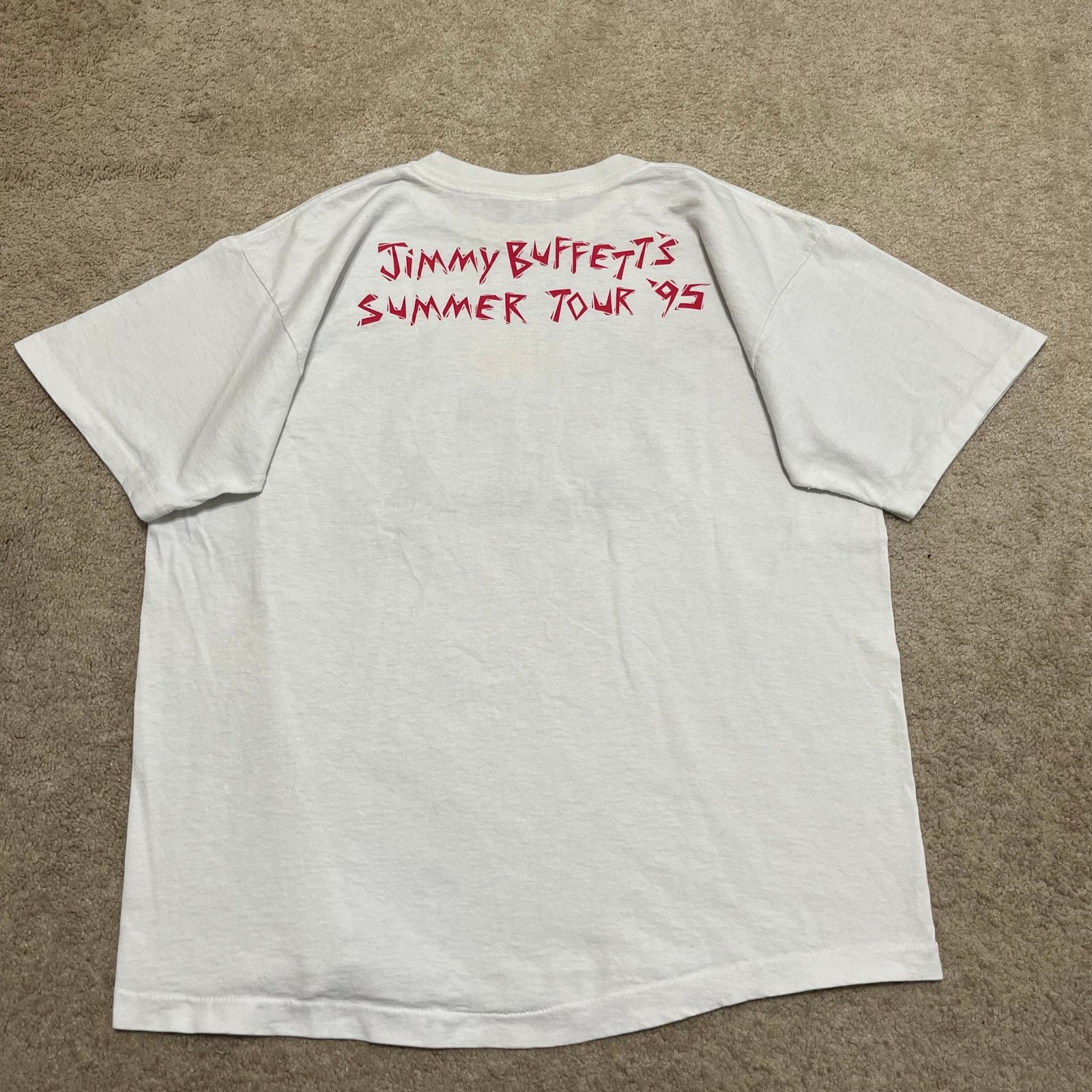Other Vintage 1995 Jimmy Buffett “Domino College” Tour T-Shirt XL Size US XL / EU 56 / 4 - 2 Thumbnail