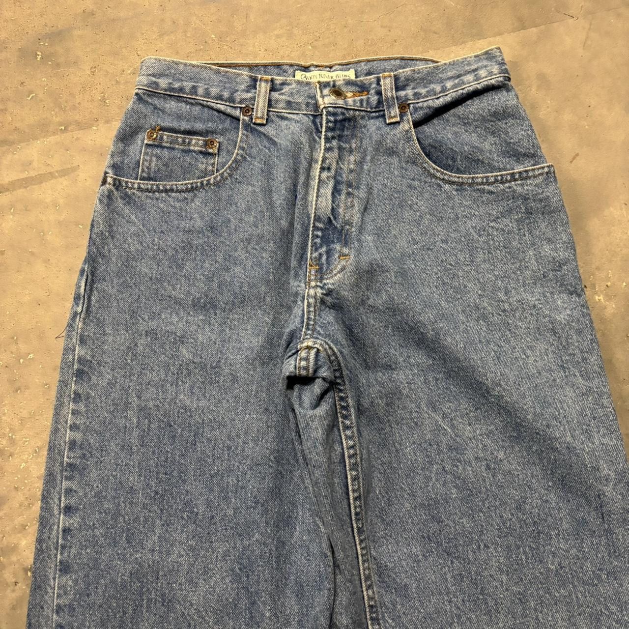 Japanese Brand × Vintage Crazy Vintage Y2K/2000s Blue Wash Essential Denim Jeans! Size US 26 / EU 42 - 5 Thumbnail