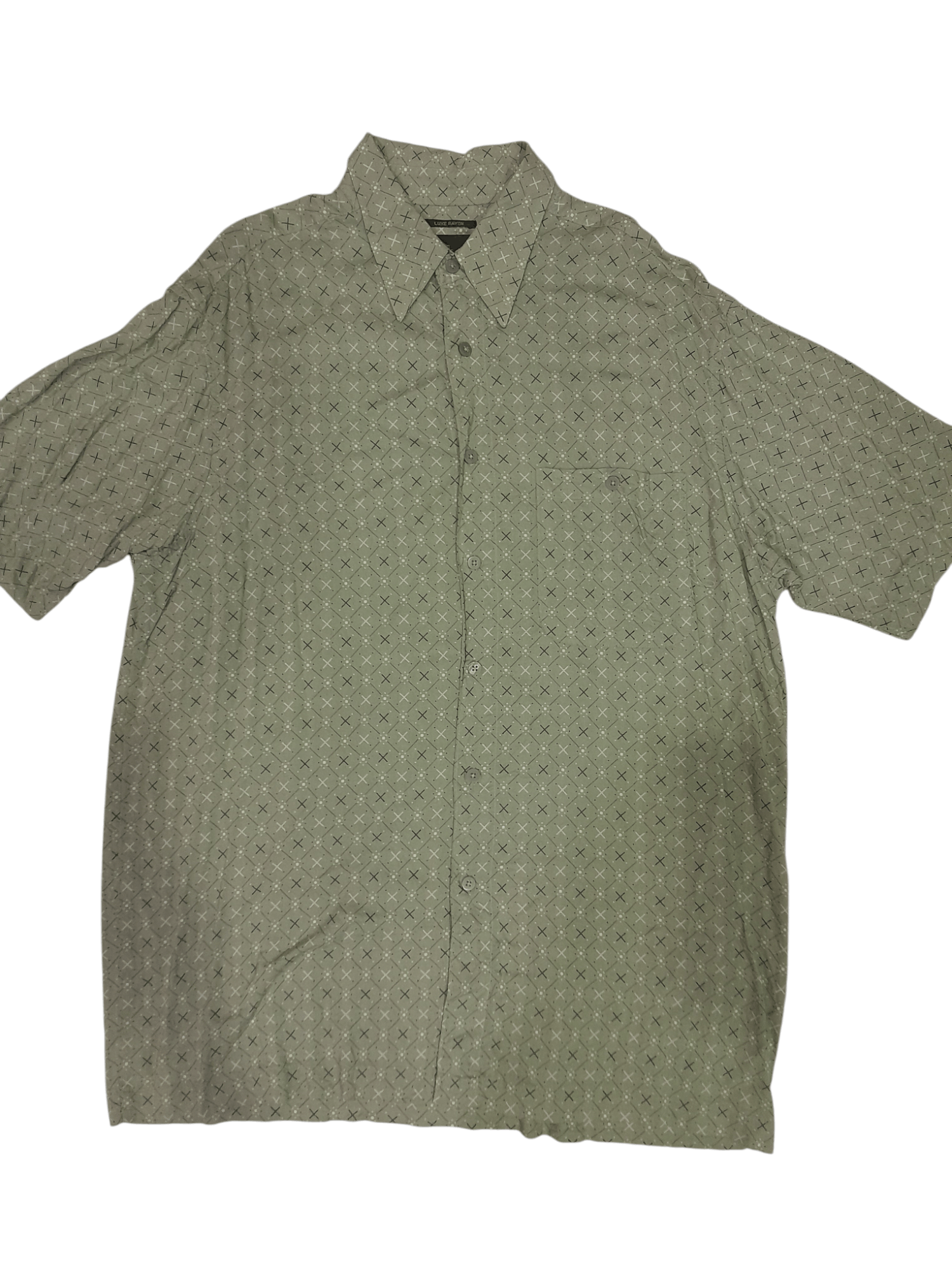 Other Marc Edward Rayon Button Shirt (F547) L Size US L / EU 52-54 / 3 - 2 Thumbnail