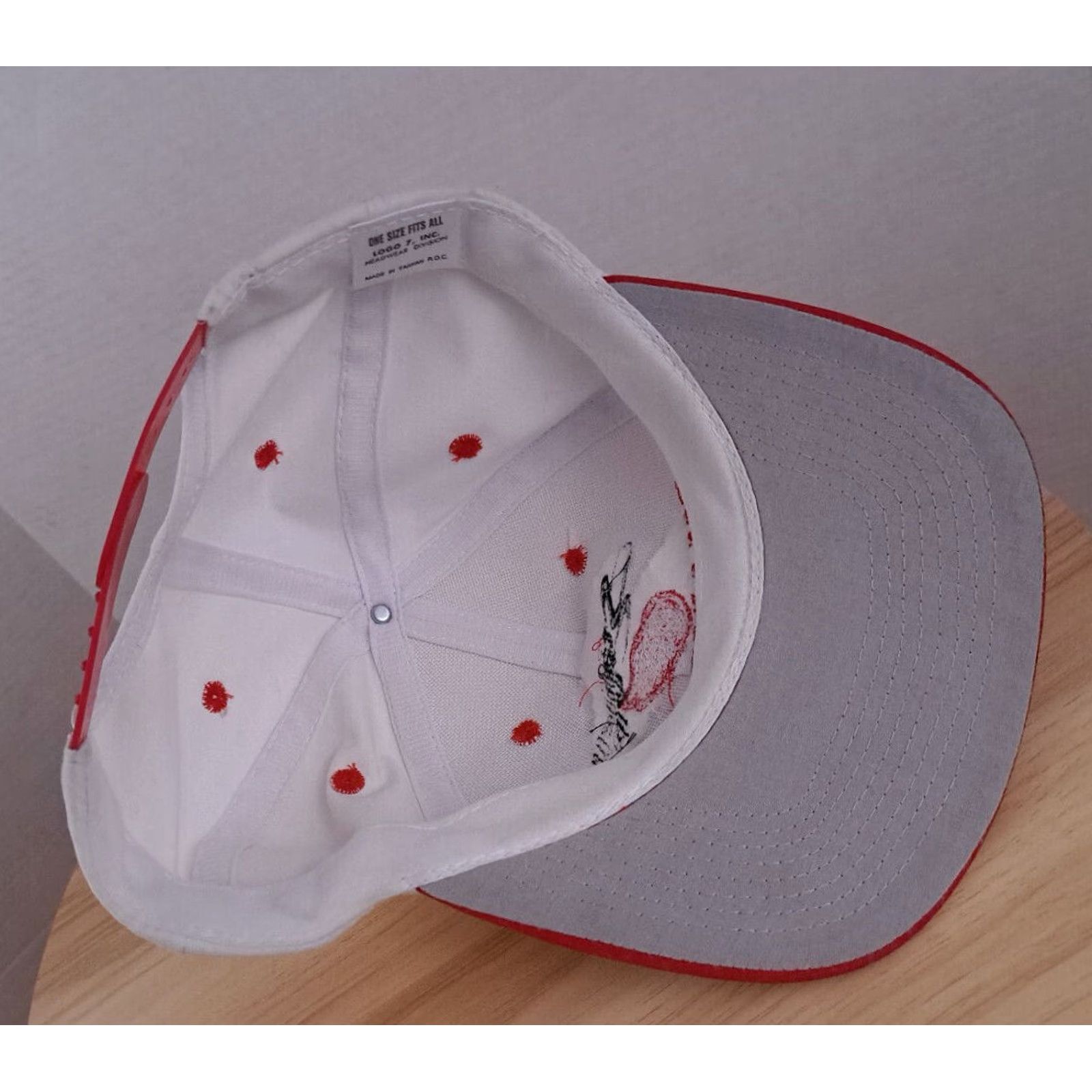 Logo 7 Detroit Red Wings 1997 Stanley Cup Adjustable Hat Logo 7 Baseball Cap Men 7 1/8 Cotton Multicolor Embroidered Classic Sports Size ONE SIZE - 4 Thumbnail
