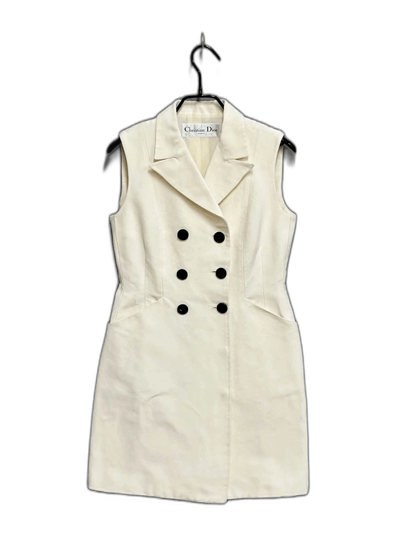 Dior Dior Sleeveless Double-Breasted Dress Size S / US 4 / IT 40 - 1 Thumbnail