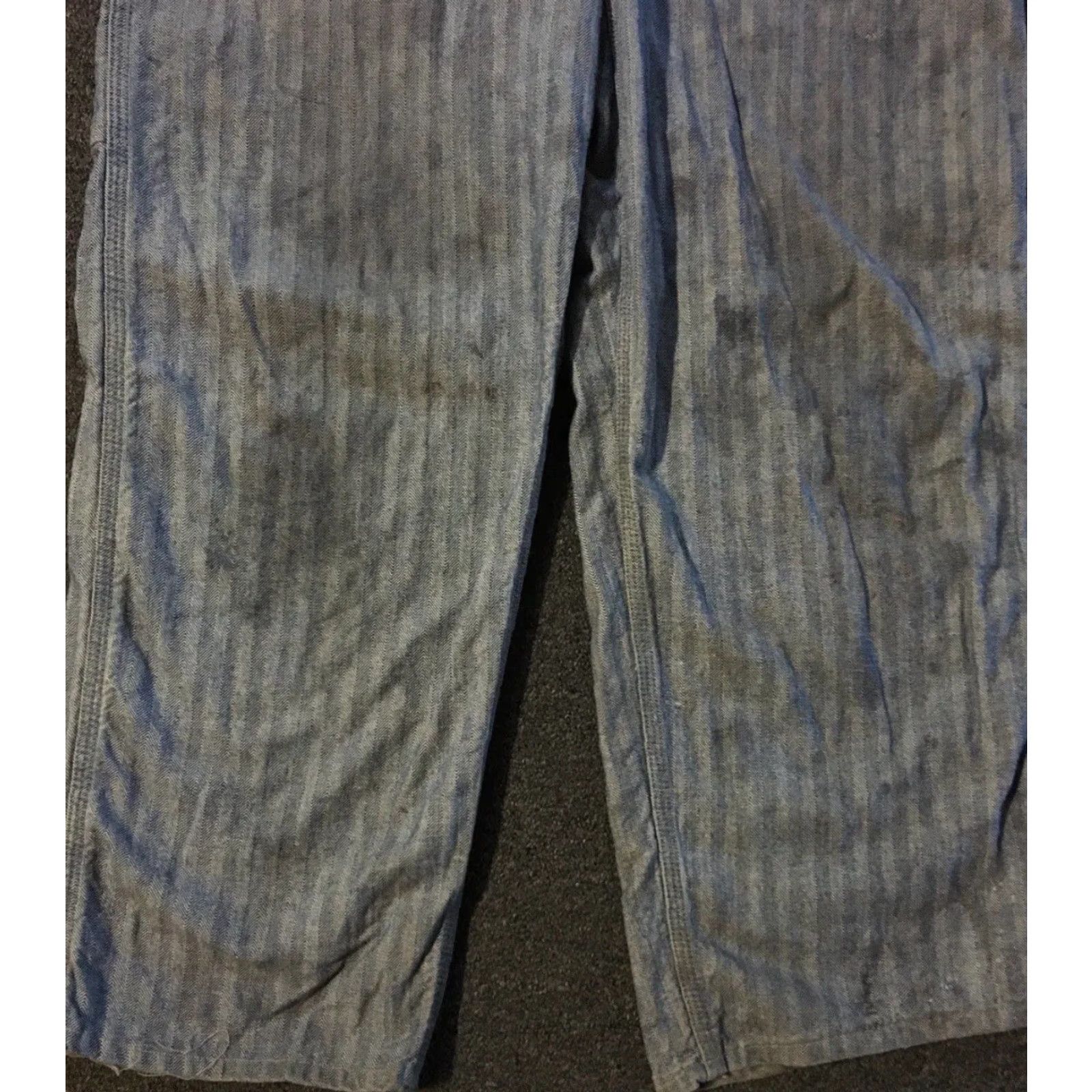 JCPenney VINTAGE Union Made JC Penney Big Mac Coveralls 42R Sleeveless Herringbone 50s 60s USA Mens Size US 42 / EU 58 - 5 Thumbnail