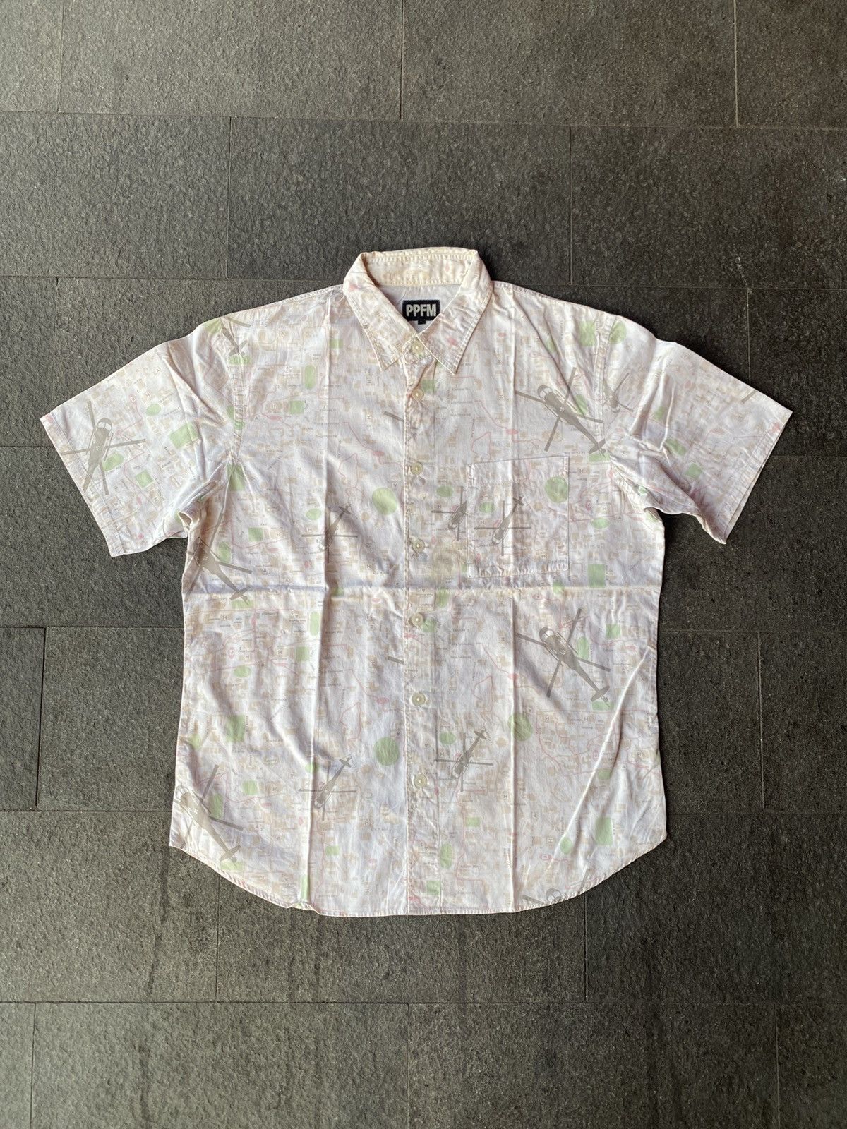 PPFM 💸BINDING OFFER💸 PPFM AVE MAPS SHIRTS BUTTON UPS Size US L / EU 52-54 / 3 - 1 Thumbnail