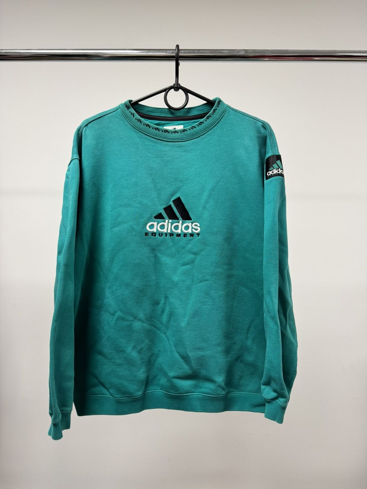 Vintage 90S Adidas Equipment Big Logo Crewneck Sweatshirt