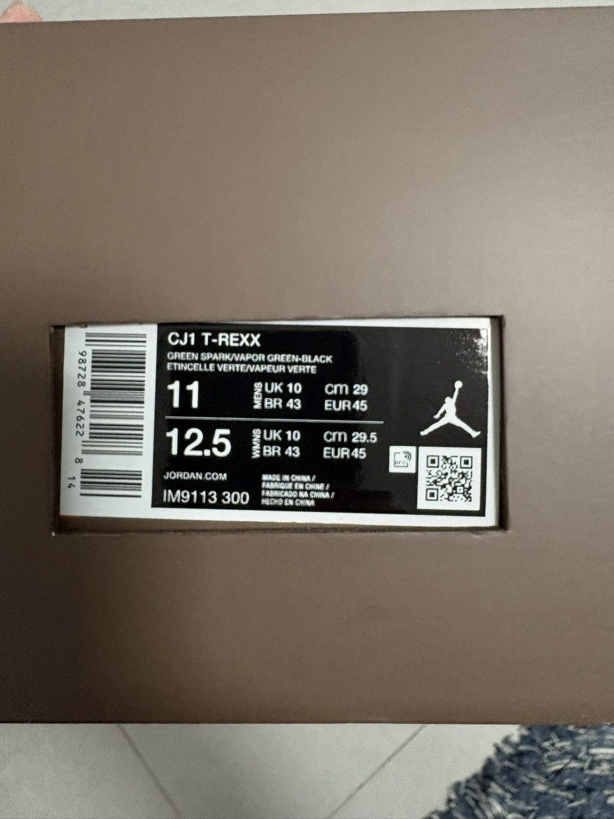 Nike × Travis Scott Travis Scott Green Spark Size US 11 / EU 44 - 4 Thumbnail
