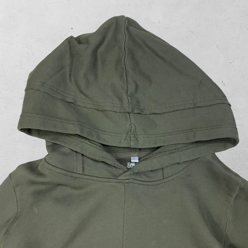 Handmade Rustial Military Green Wide Arm Wizard Hoodie Size US L / EU 52-54 / 3 - 3 Thumbnail