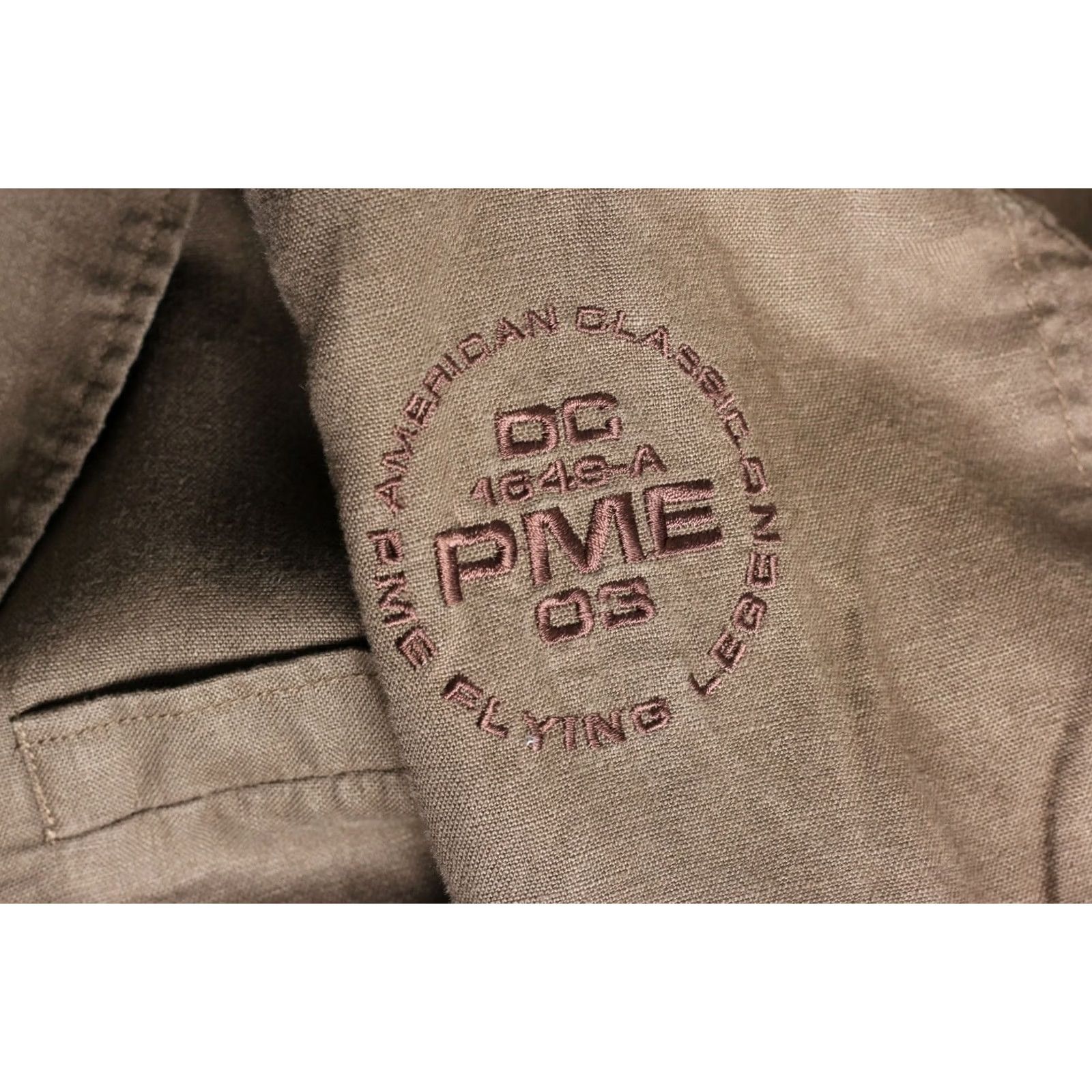Vintage PME LEGEND Linen Blazer Jacket Men M Brown Linen Blazer Mens Size M PME LEGEND Blazer Adult Medium Brown Linen Size 40R - 4 Thumbnail