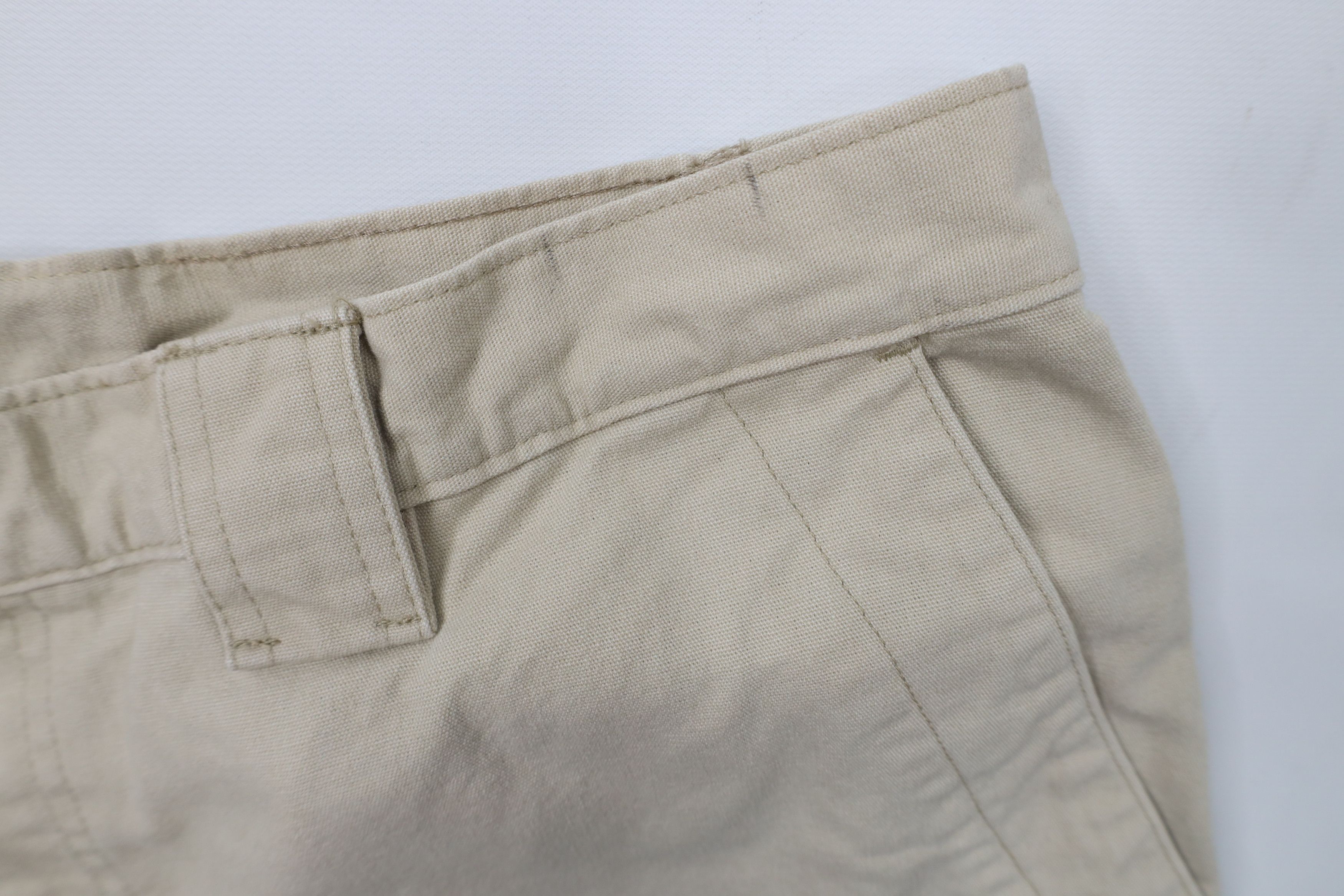 L.L. Bean × Vintage Vintage 90s LL Bean Heavy Safari Bush Wide Leg Cargo Pants Size US 38 / EU 54 - 5 Thumbnail
