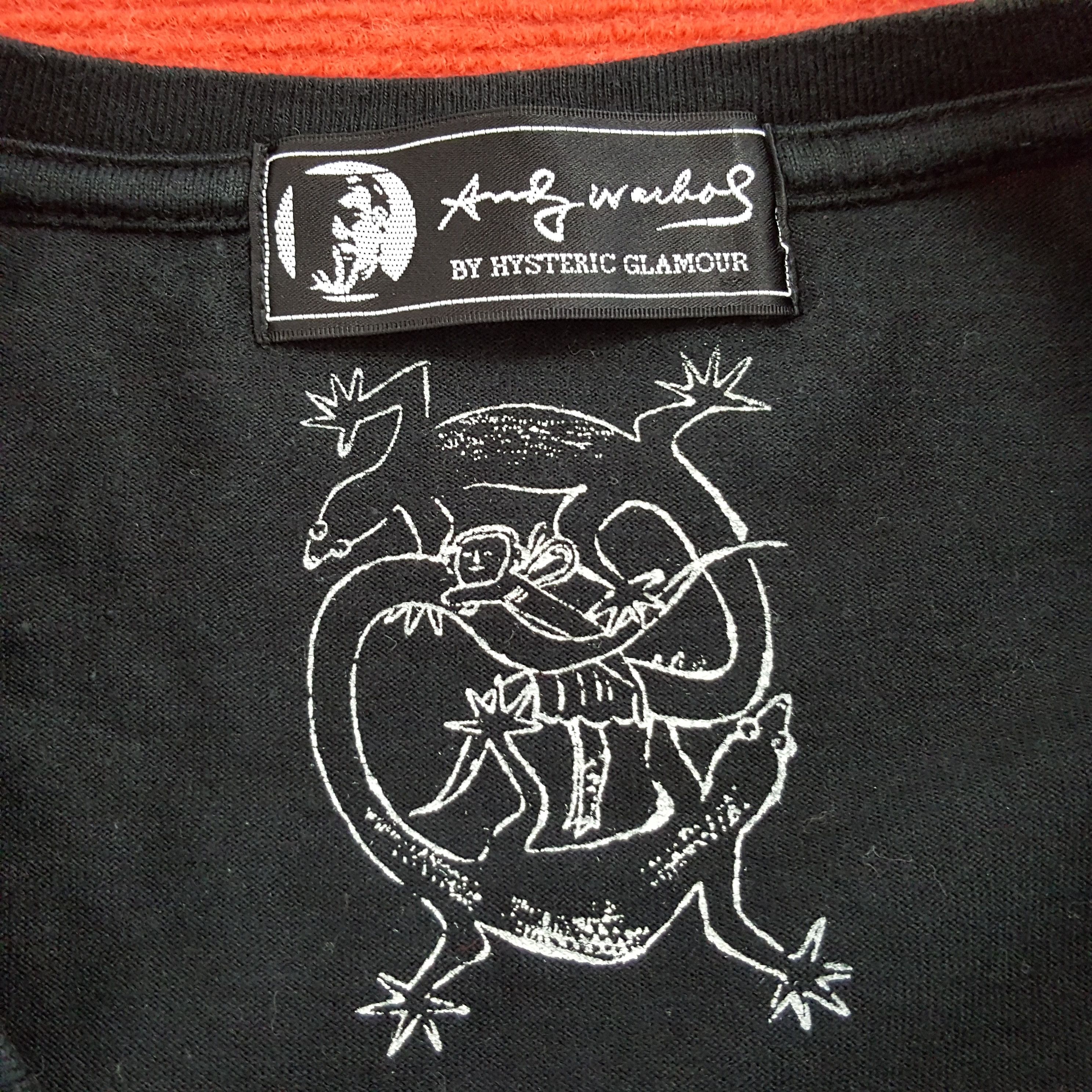 Andy Warhol Andy Warhol X Hysteric Glamour Japanese Brand Tshirt Size S / US 4 / IT 40 - 6 Thumbnail