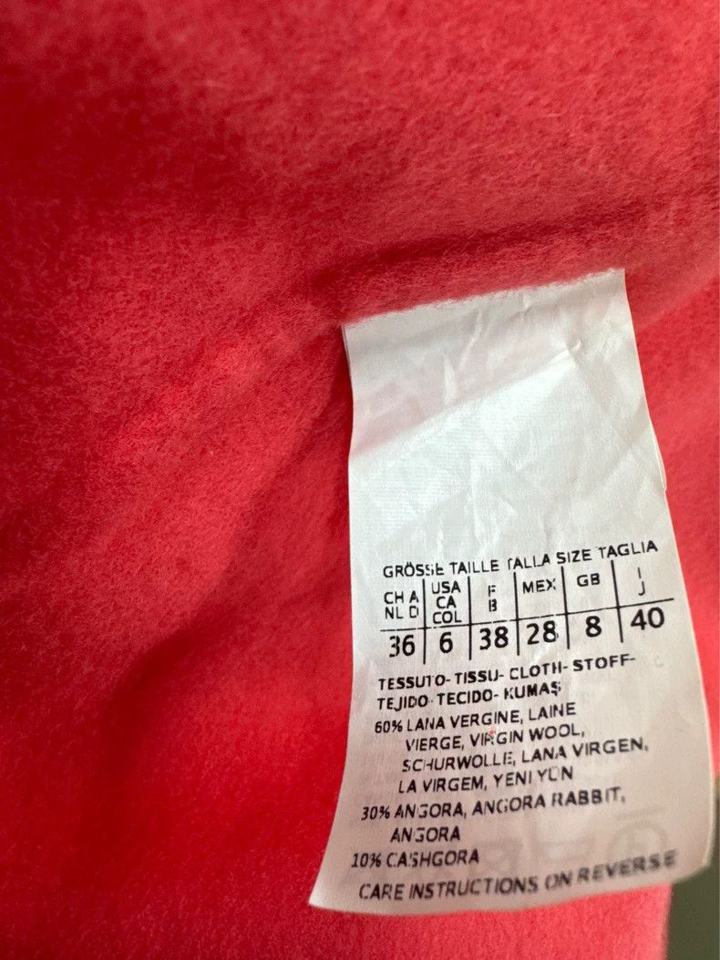 Other Max Mara White Label Mainline Watermelon Red Bathrobe Coat Size M / US 6-8 / IT 42-44 - 5 Thumbnail