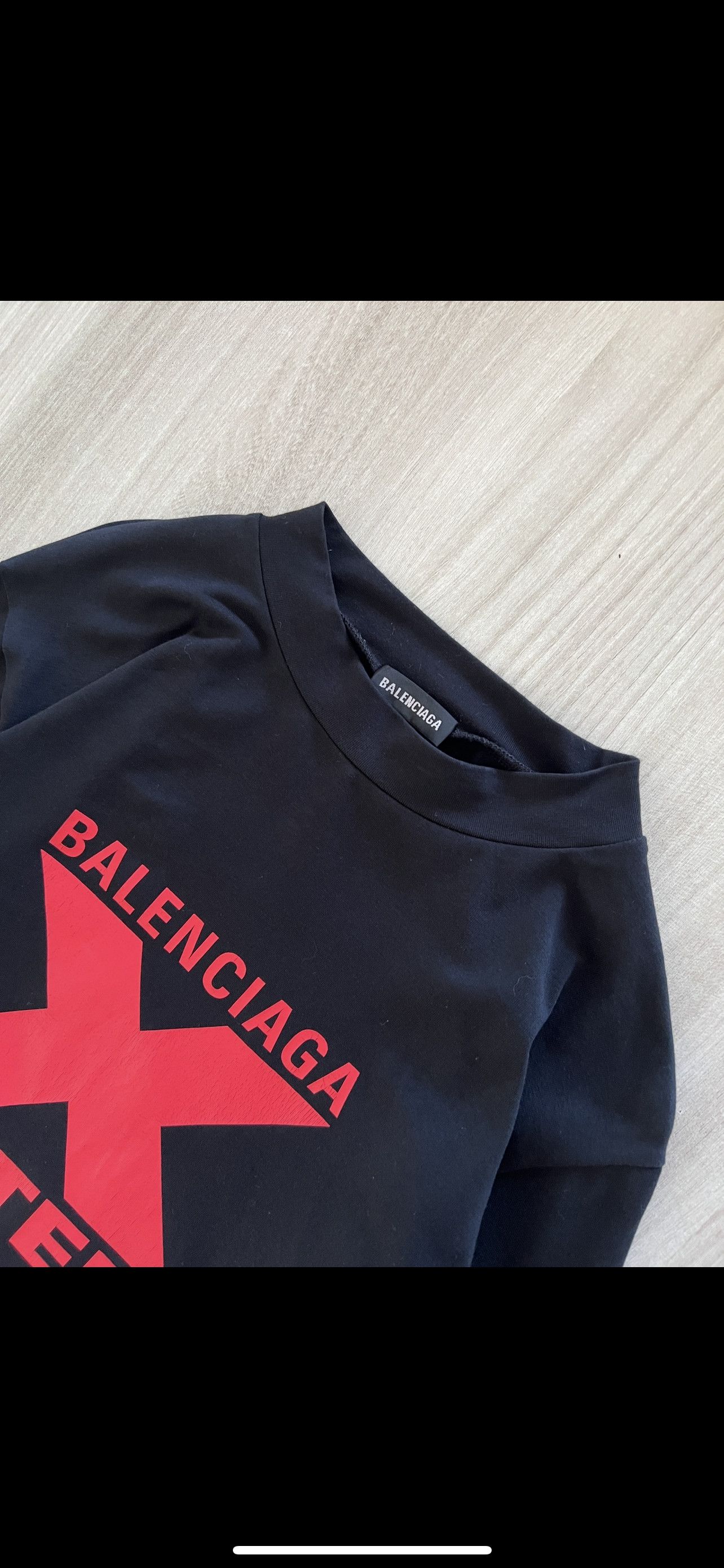 Balenciaga Balenciaga fitted top shirt X rated Sample piece SS20 Size US XS / EU 42 / 0 - 4 Thumbnail