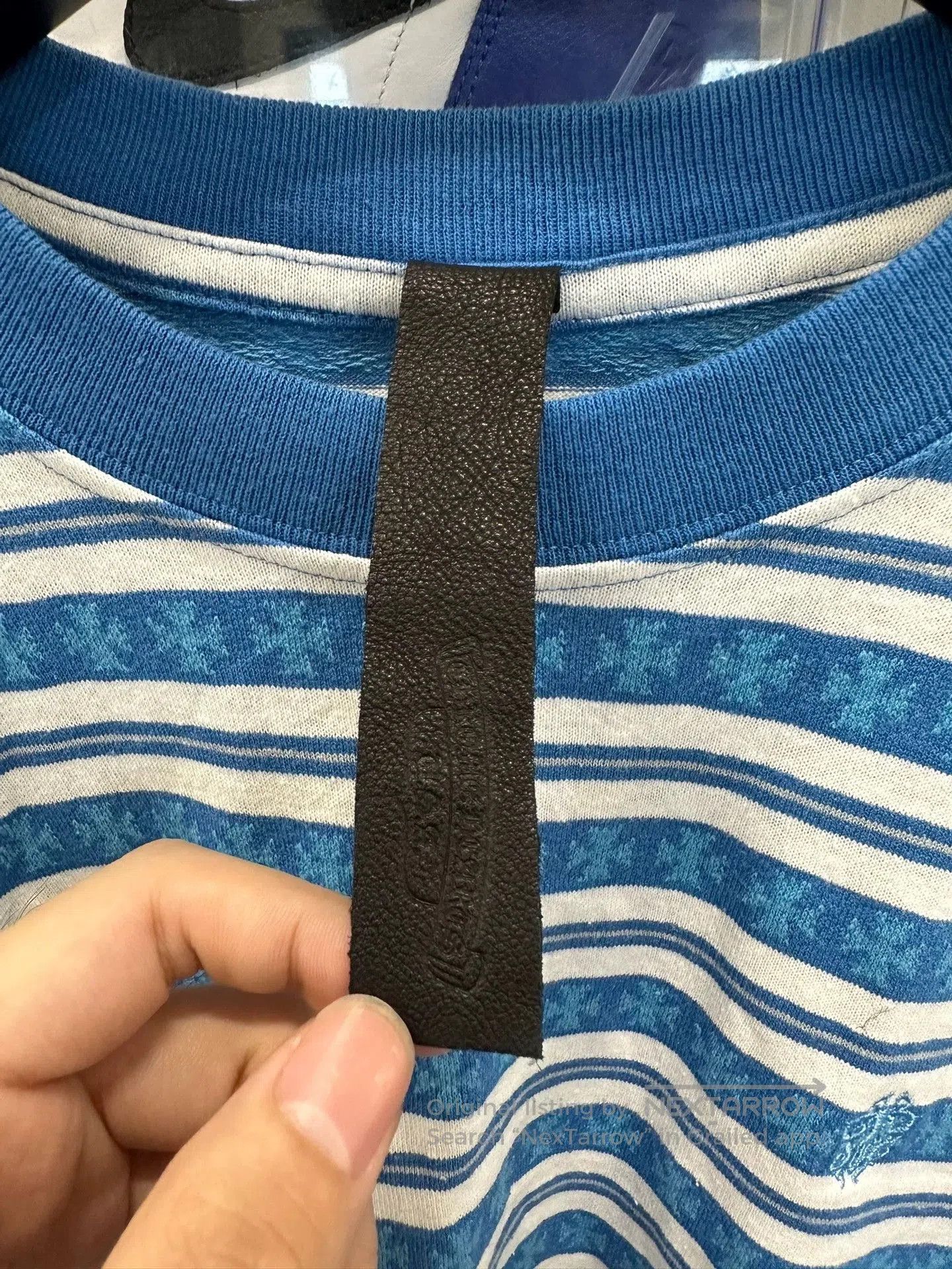 Chrome Hearts Chrome Hearts Blue Striped Short Sleeve Shirt. Size US S / EU 44-46 / 1 - 4 Thumbnail
