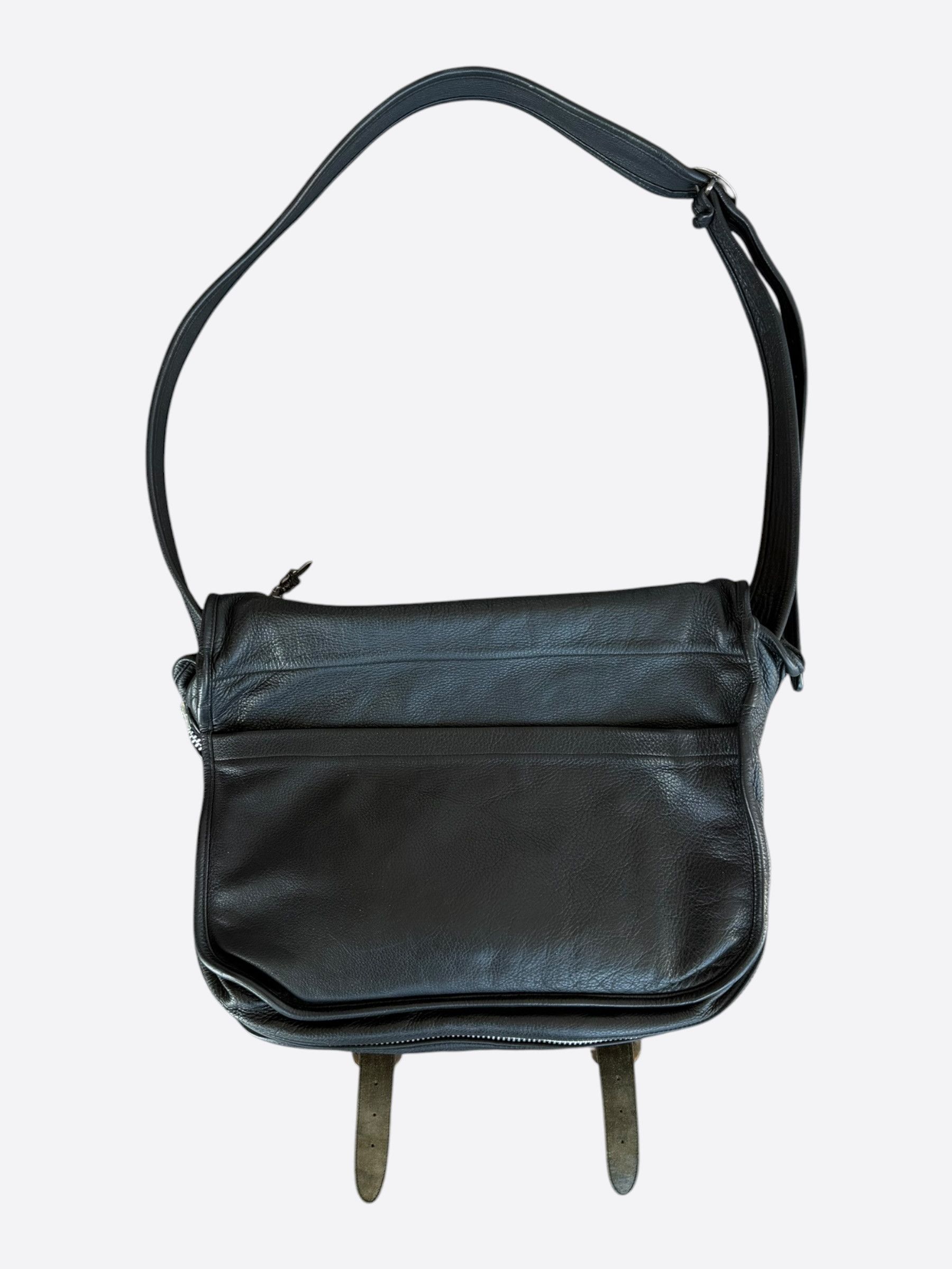 Chrome Hearts Chrome Hearts Black & Silver Dagger Gunslinger Messenger Bag Size ONE SIZE - 2 Thumbnail
