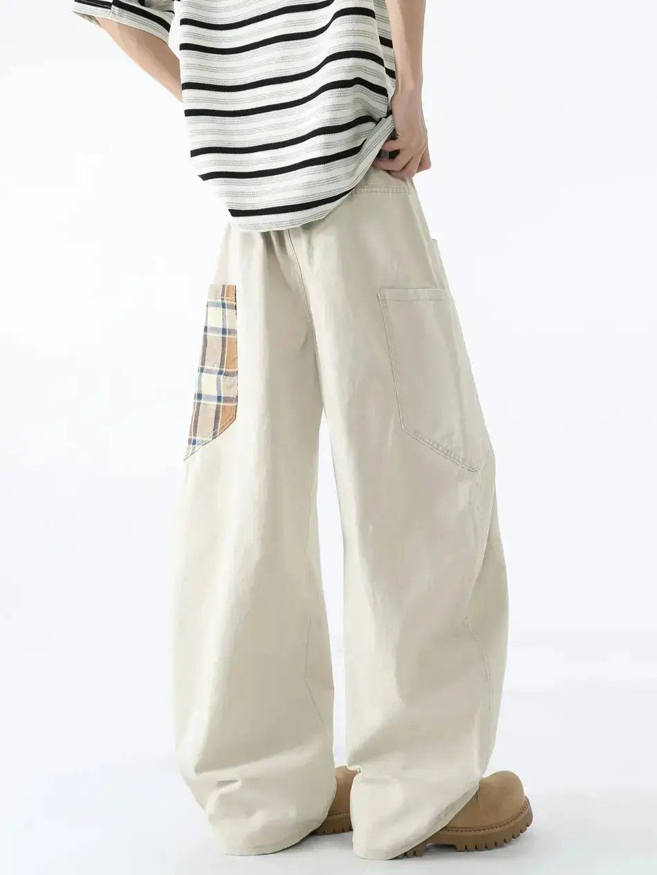 Japanese Brand Retro loose straight leg casual jeans Size US 32 / EU 48 - 4 Thumbnail