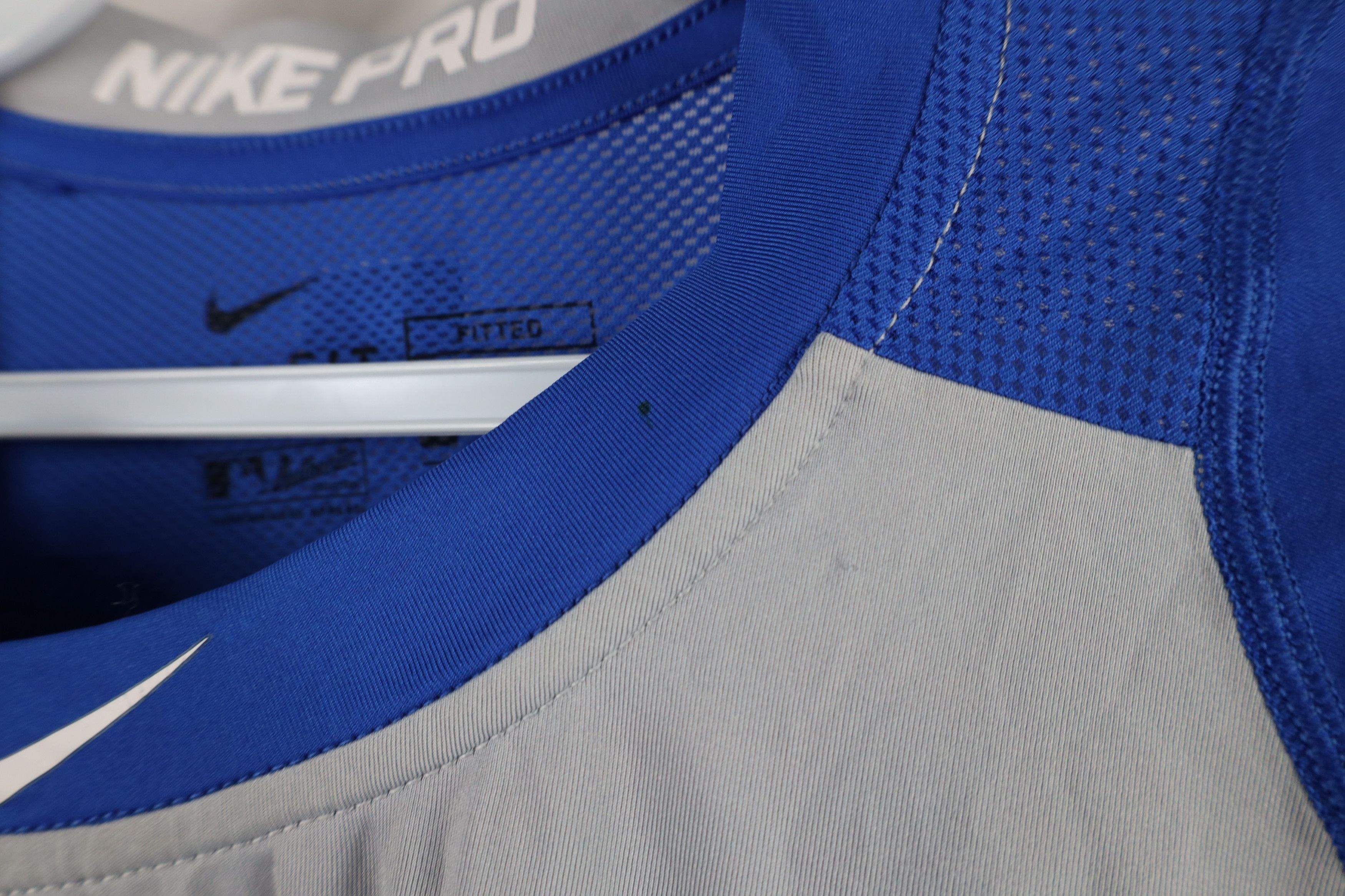 Nike × Vintage Nike Pro Scott Center Swoosh 3/4 Sleeve Raglan T-Shirt Size US XL / EU 56 / 4 - 5 Thumbnail