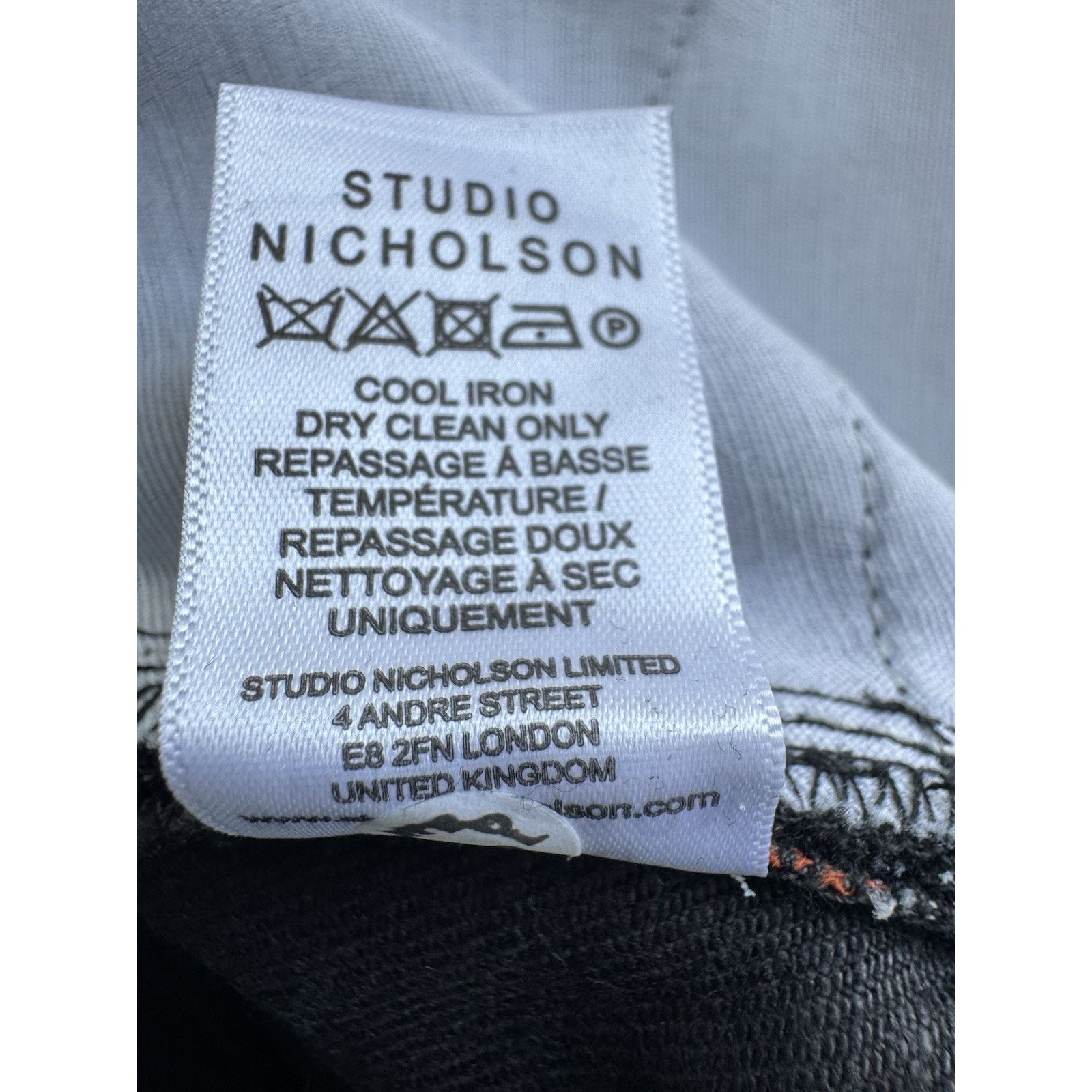 Studio Nicholson STUDIO NICHOLSON Ruthe Selvedge Denim - Black Size 3 Size US 33 - 6 Thumbnail
