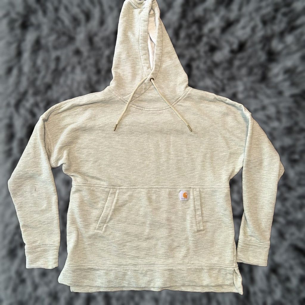 Carhartt Carhartt Hoodie Womens Medium Green Relaxed Fit Sweatshirt Pullover Hoodie Size M / US 6-8 / IT 42-44 - 1 Thumbnail