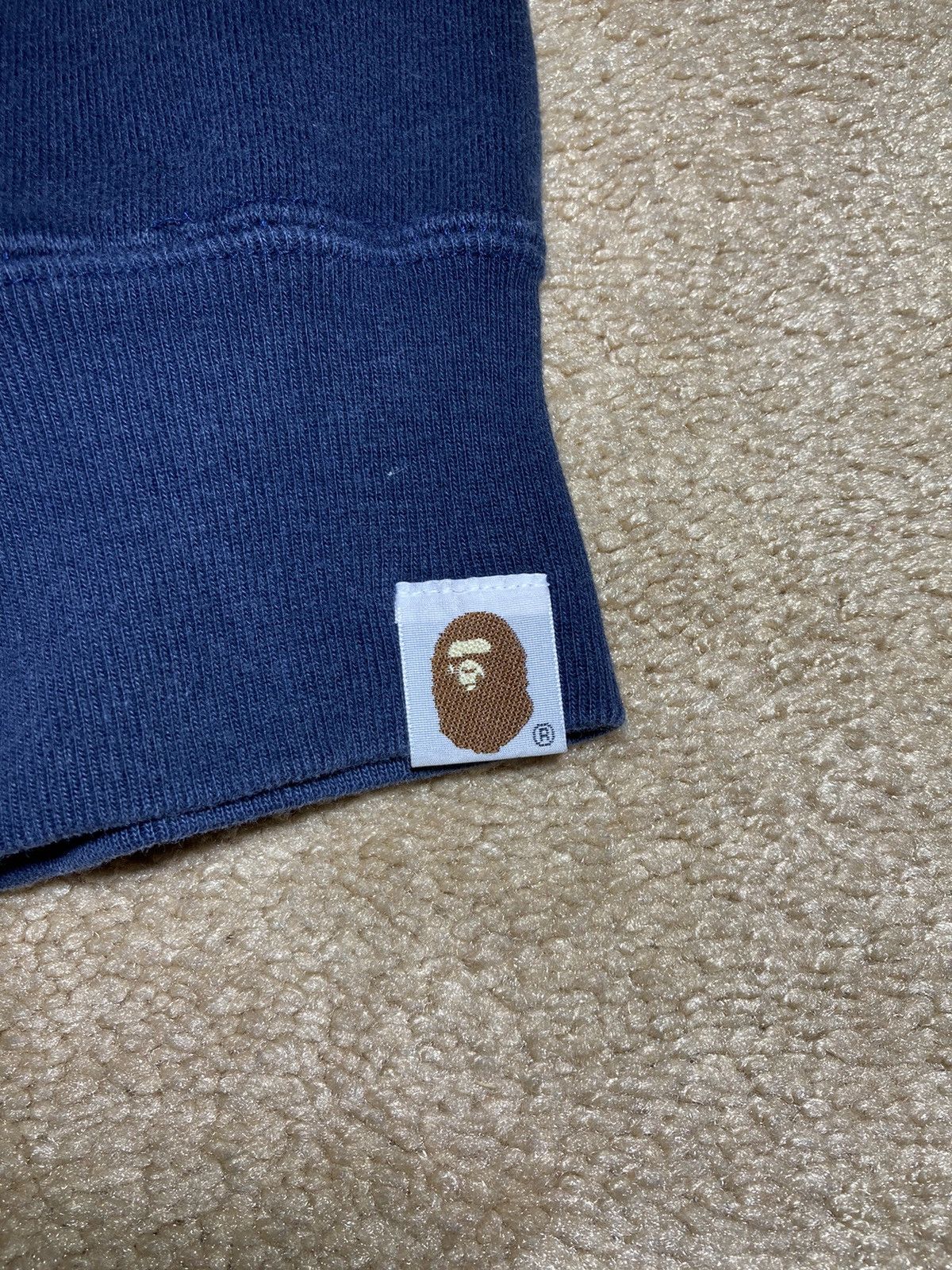Bape 2007 Bape College Logo Swarovski College Crewneck Crystal Size US M / EU 48-50 / 2 - 6 Thumbnail