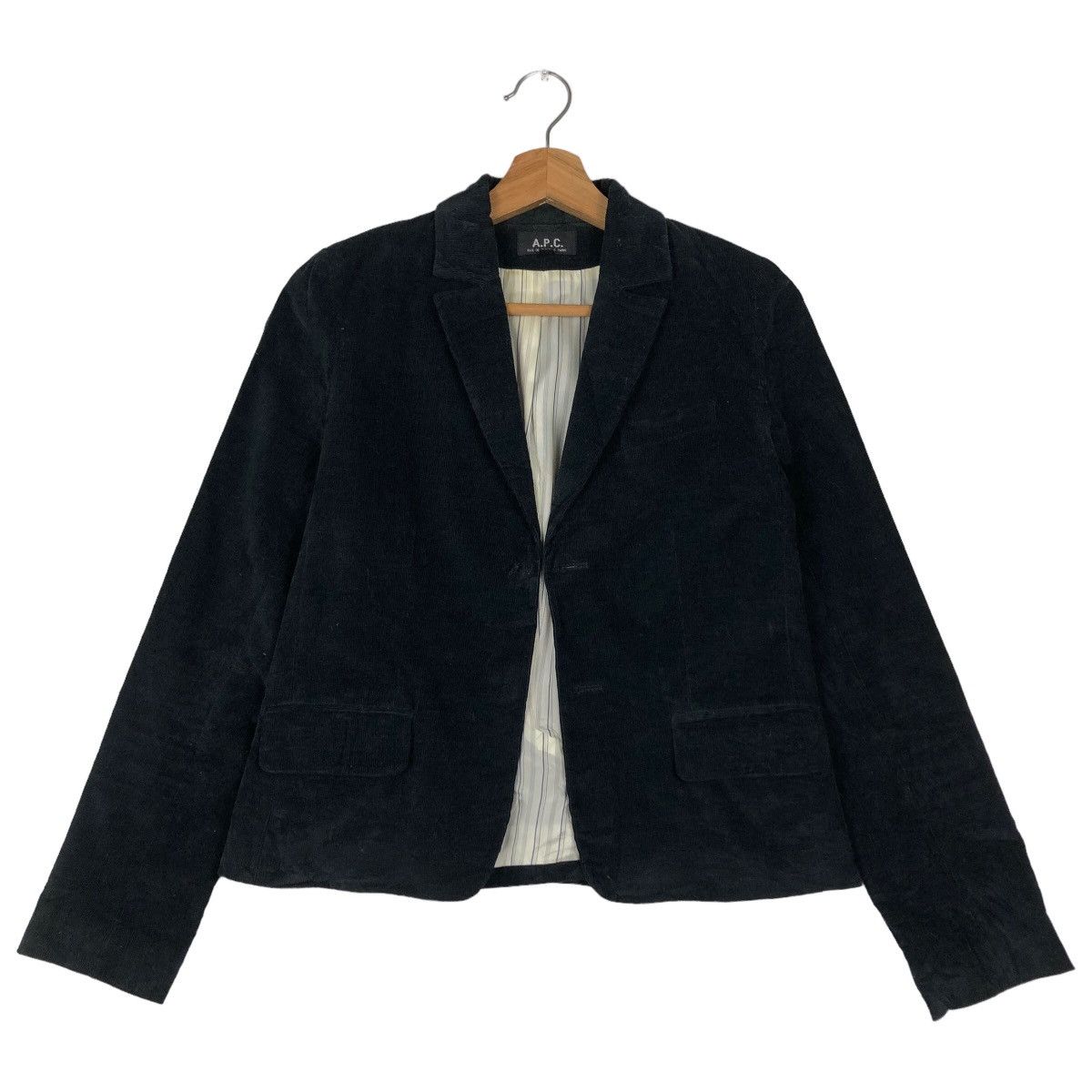 A.P.C. 🔥Cropped Biker Jacket Black A.P.C Issey Miyake Size US S / EU 44-46 / 1 - 1 Thumbnail