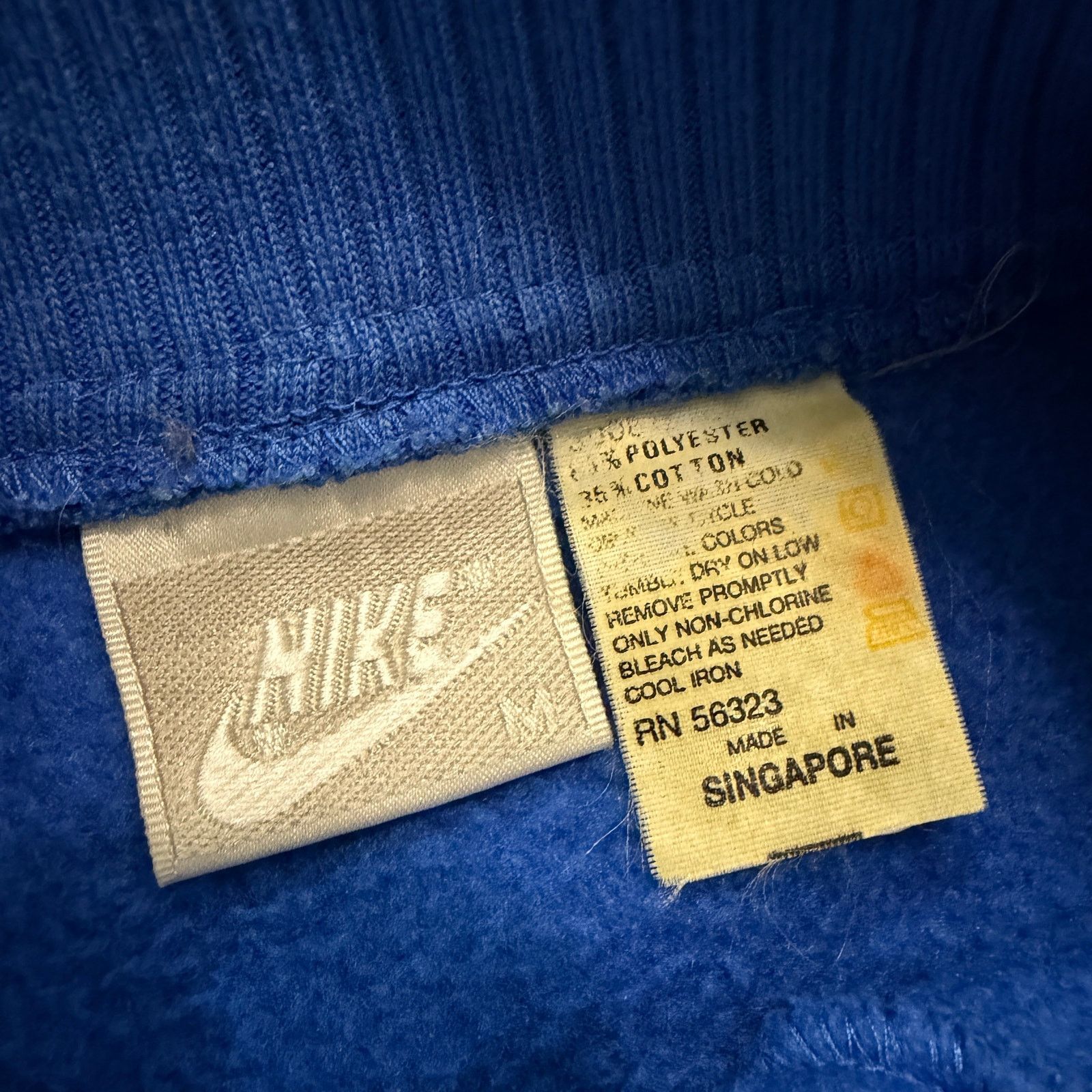 Nike Vintage Nike 1/4 Zip Sweatshirt Women's Medium Blue Pullover Size M / US 6-8 / IT 42-44 - 4 Thumbnail