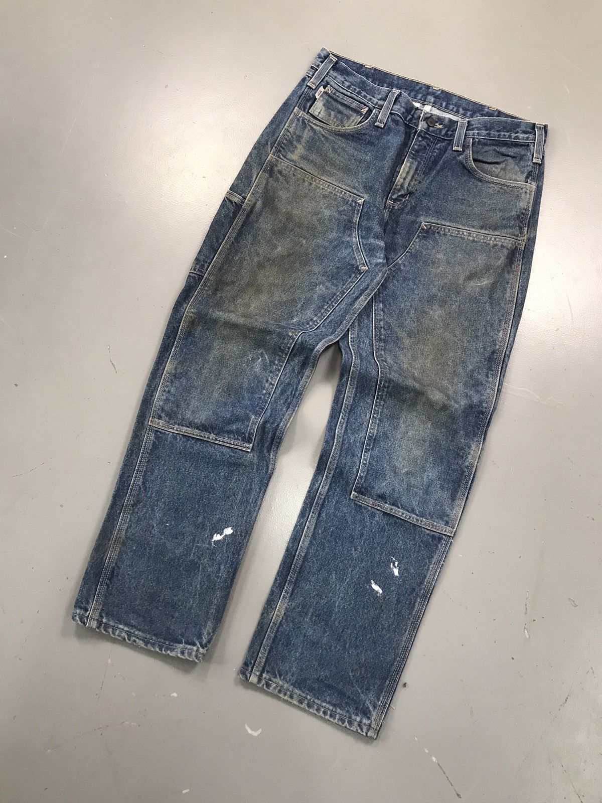 Carhartt × Vintage Vintage Carhartt dusty double knee denim Size US 34 / EU 50 - 2 Thumbnail