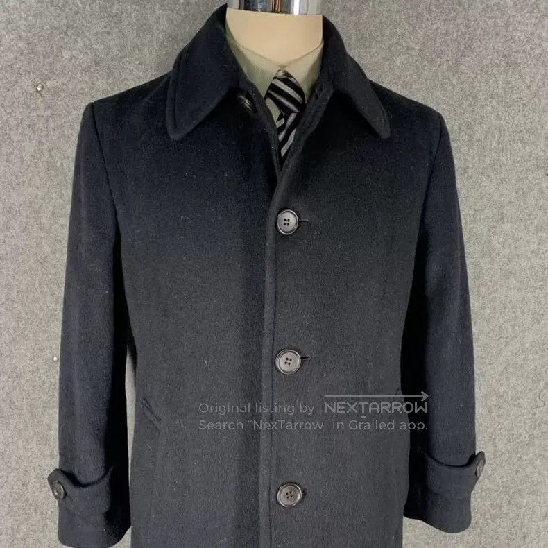 Comme des Garcons Comme des Garcons Black Knee-length Wool Coat Size M / US 6-8 / IT 42-44 - 2 Thumbnail