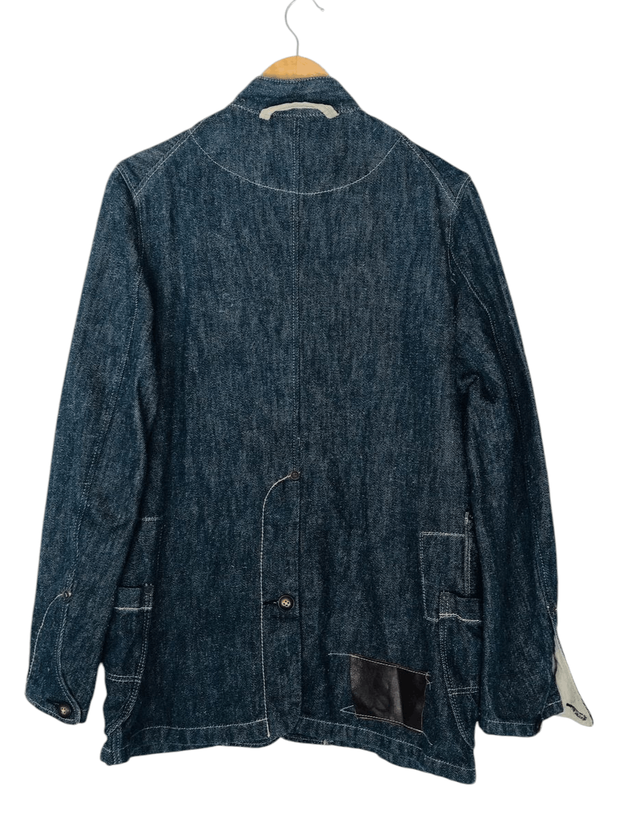 Japanese Brand Vintage John Bull Denim Long Jacket Size US M / EU 48-50 / 2 - 2 Thumbnail