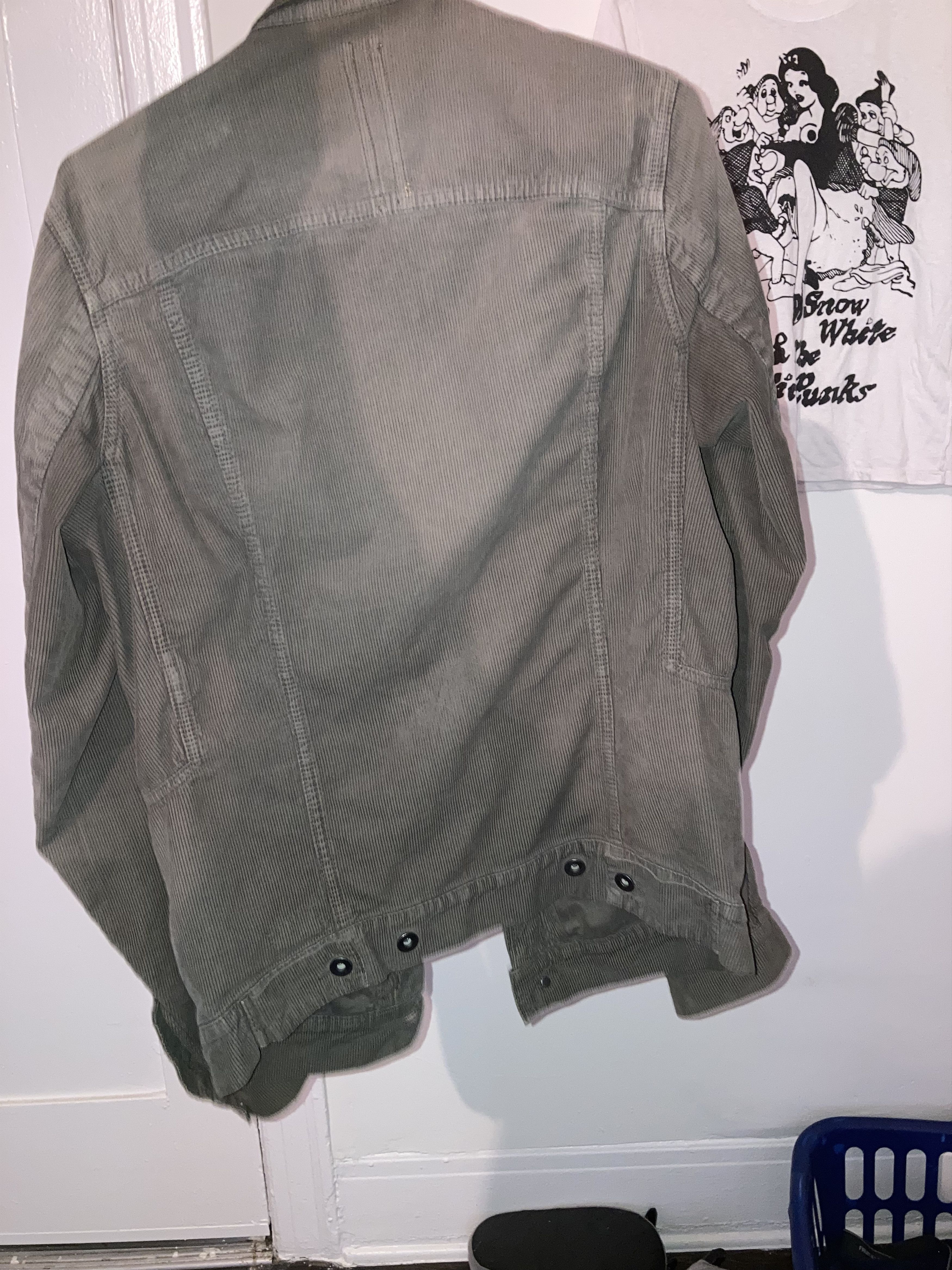 Rick Owens Drkshdw Archive Rick Owens A2 Chest Zip 2005 Corduroy Jacket Size US XS / EU 42 / 0 - 2 Thumbnail