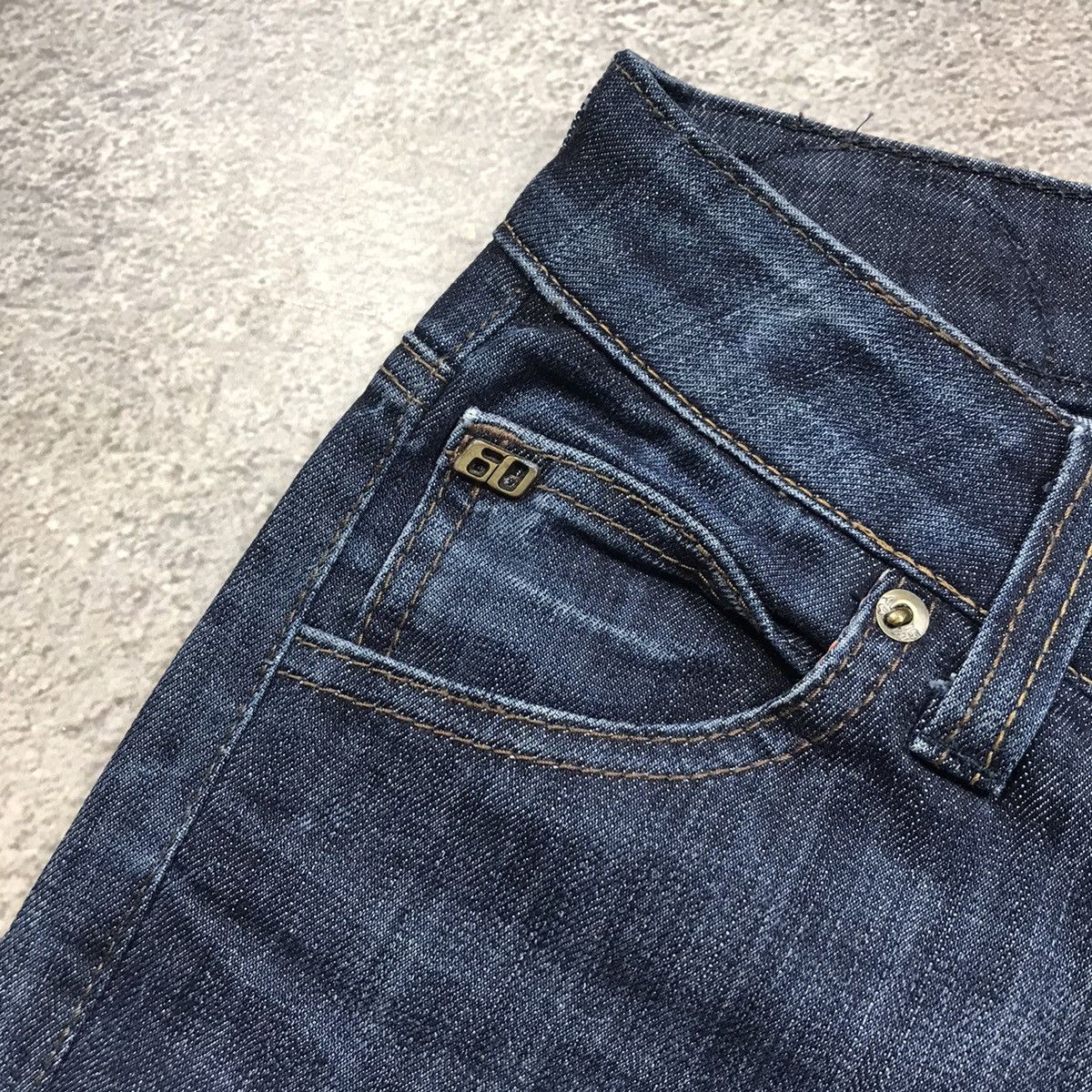 Vintage Vintage Y2K Miss Sixty Distressed Flared Jeans Low Rise 28 Size 28" / US 6 / IT 42 - 4 Thumbnail