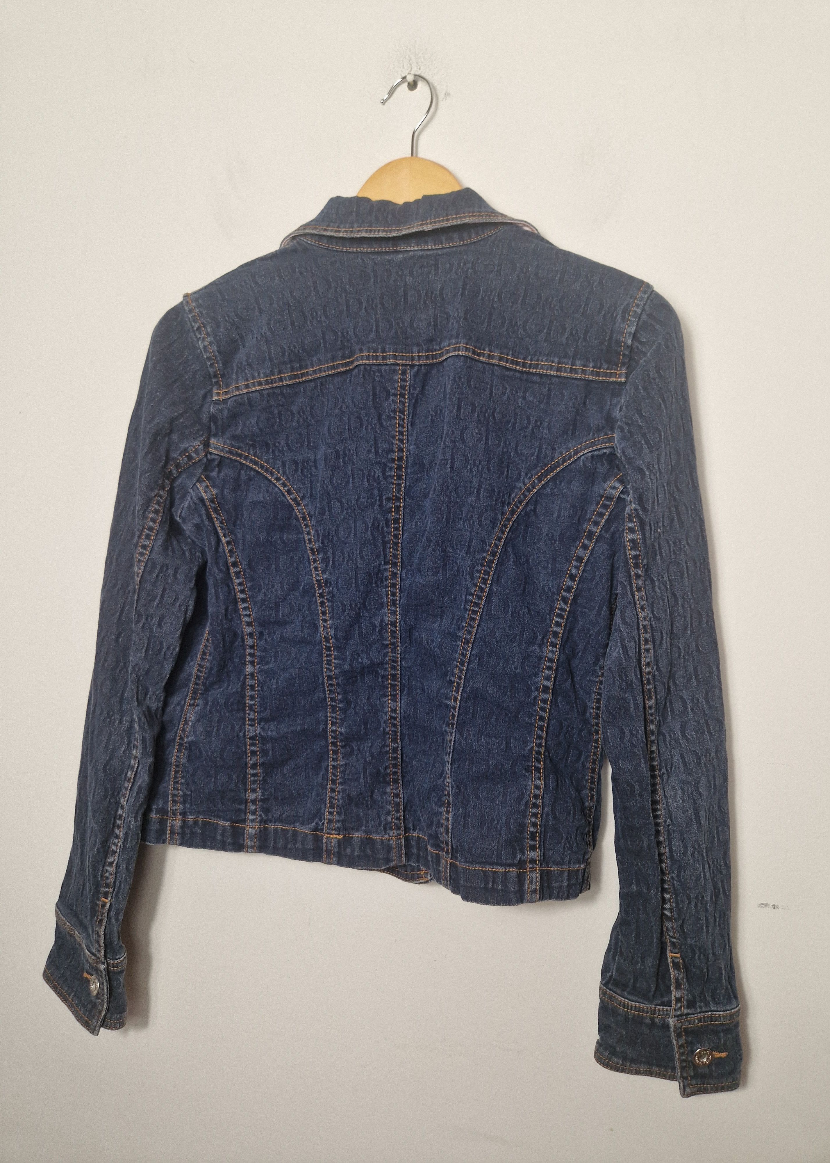 Dolce & Gabbana Dolce & Gabbana vintage monogram denim blazer jacket Size L / US 10 / IT 46 - 7 Thumbnail