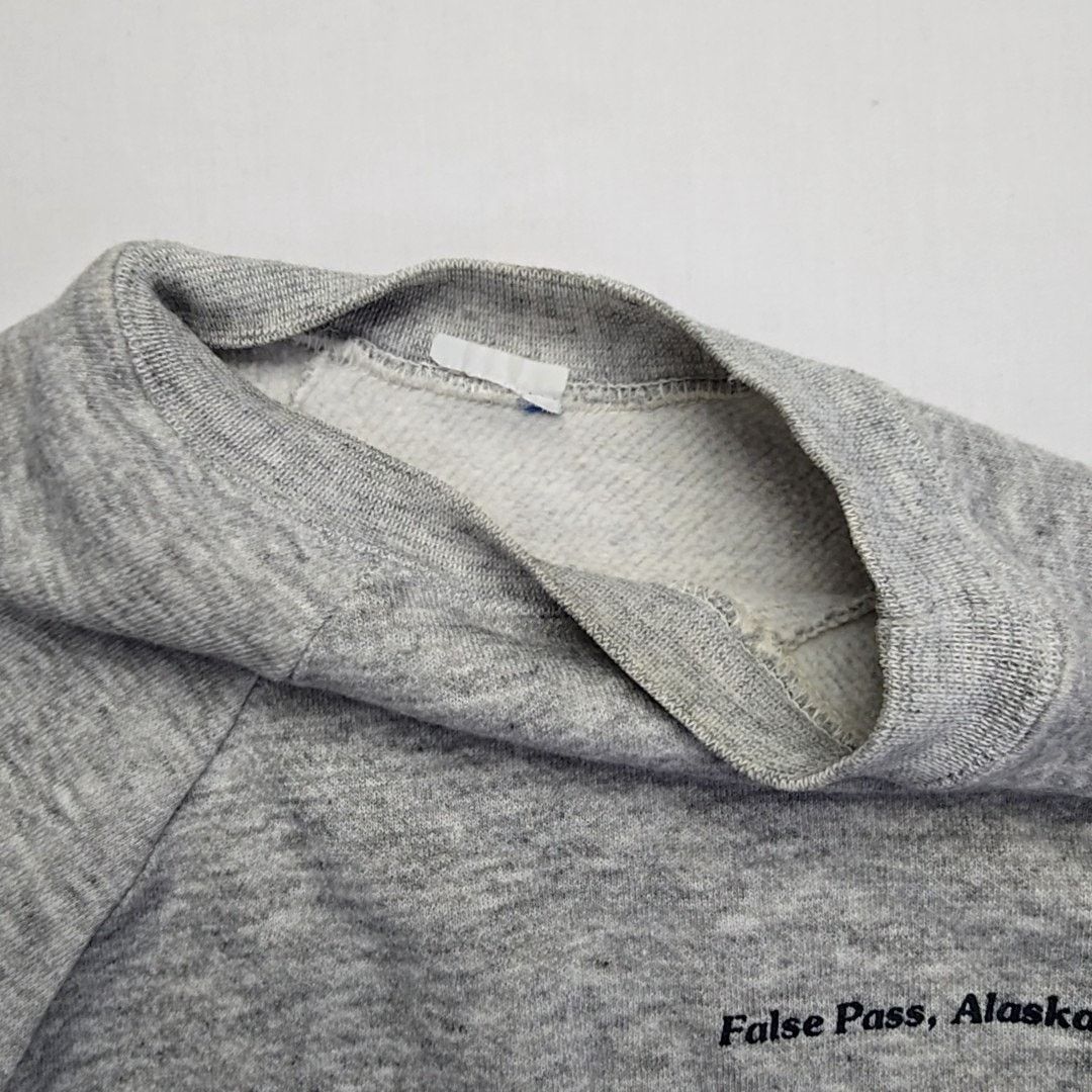 Vintage Vintage Alaska Sweatshirt False Pass Gray Small Crewneck 90s Size US S / EU 44-46 / 1 - 7 Thumbnail