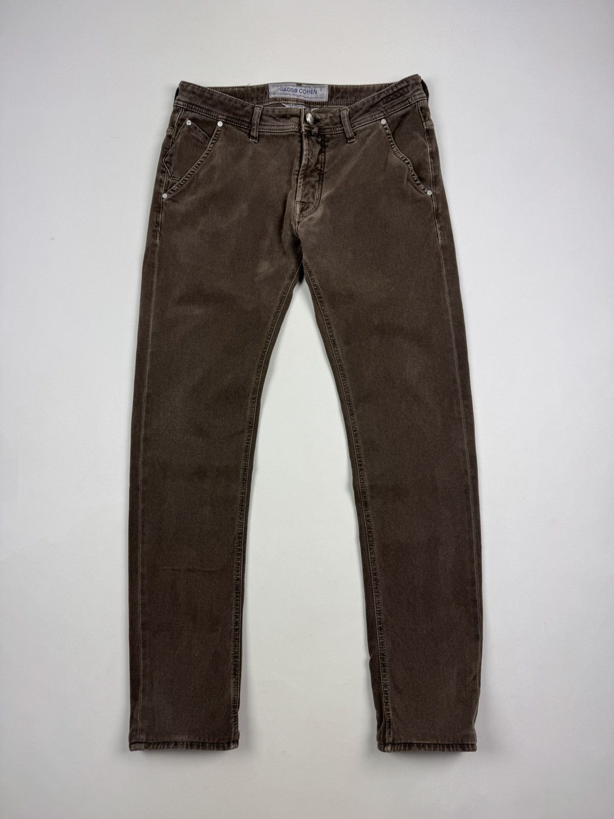 Jacob Cohen Jacob Cohen Style 613 Brown Casual Pants Size US 33 - 3 Thumbnail