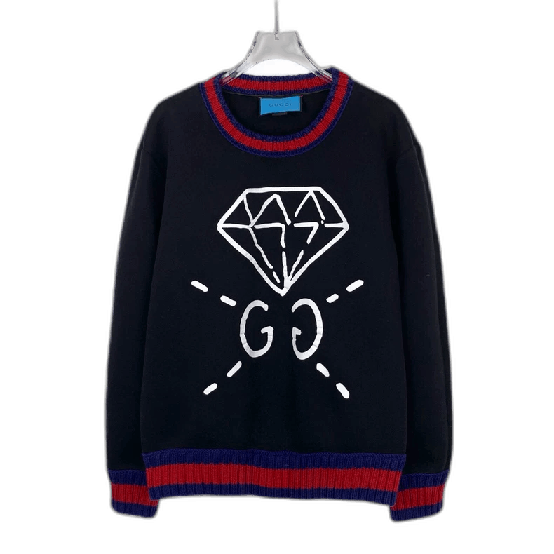 Gucci Gucci Black Round Neck Sweatshirt-2507 Size US L / EU 52-54 / 3 - 7 Thumbnail