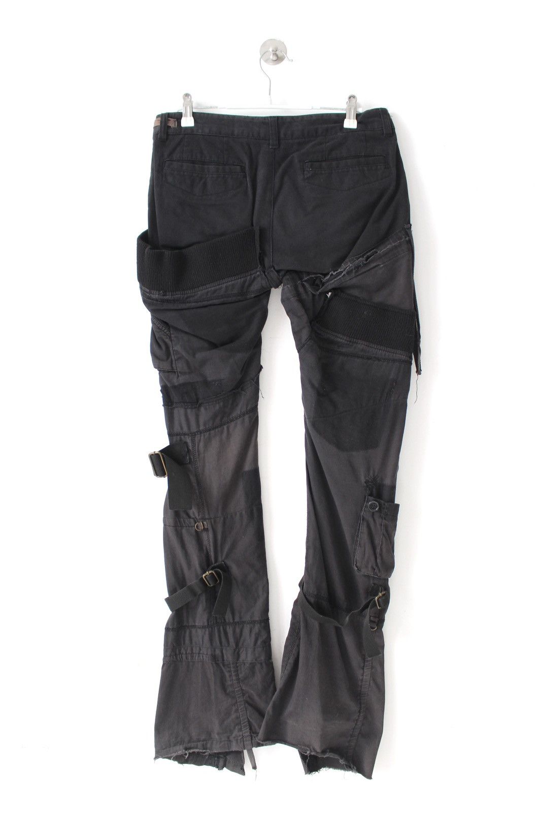 If Six Was Nine 2000S JAPANESE RECONSTRUCTED MULTI-POCKET DISTRESSED PANTS Size US 30 / EU 46 - 3 Thumbnail