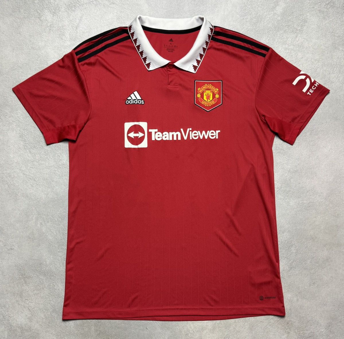 Adidas Manchester United 2022 2023 Home Shirt Soccer Jersey Adidas Size US XL / EU 56 / 4 - 1 Thumbnail
