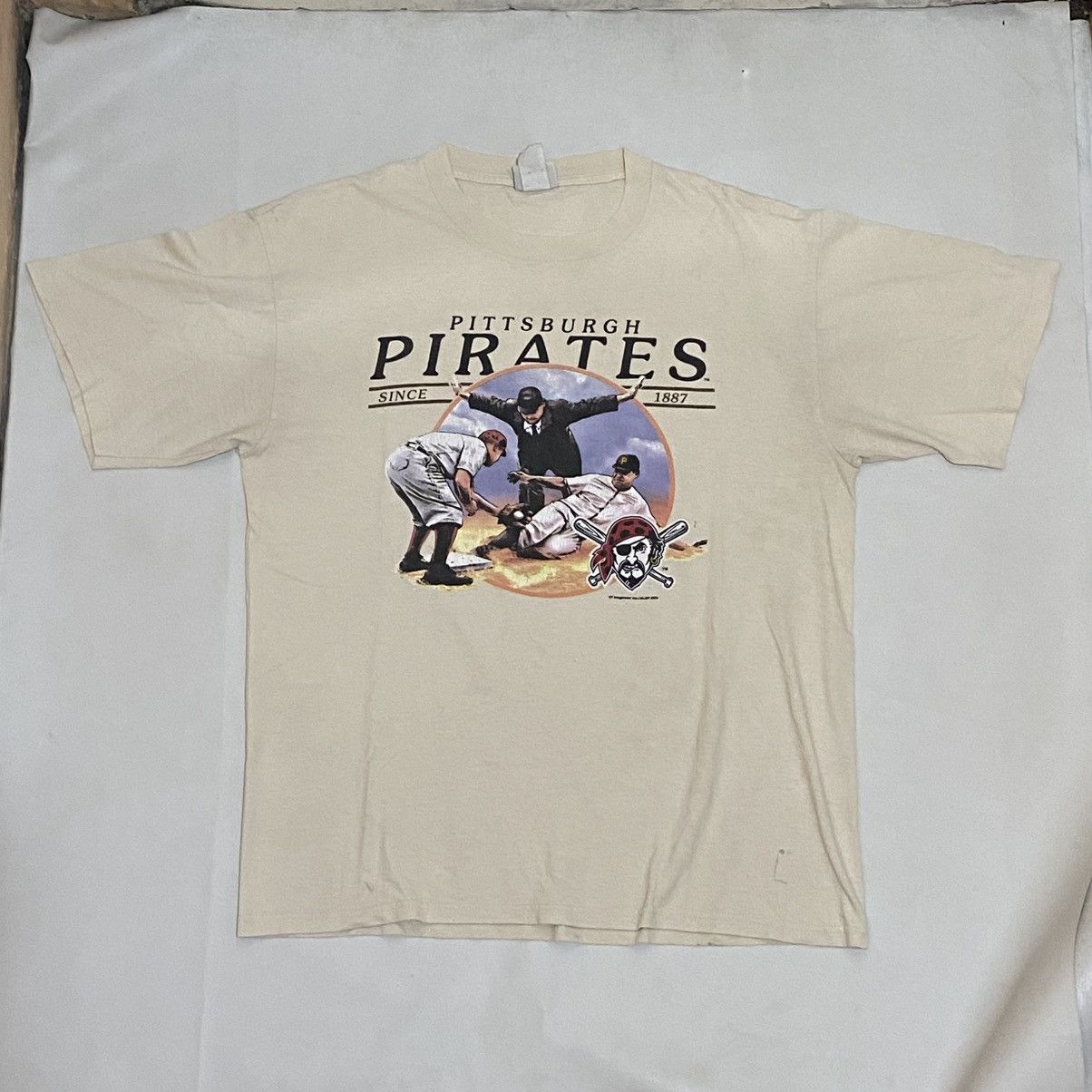 MLB Vintage Pittsburgh pirates MLB tshirt Size US XL / EU 56 / 4 - 1 Thumbnail