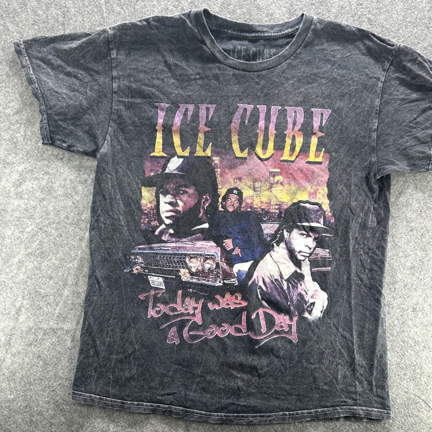 Vintage Ice Cube Shirt Mens L Black Today Was A Good Day Rap Tee 2022 Tour Size US L / EU 52-54 / 3 - 3 Thumbnail
