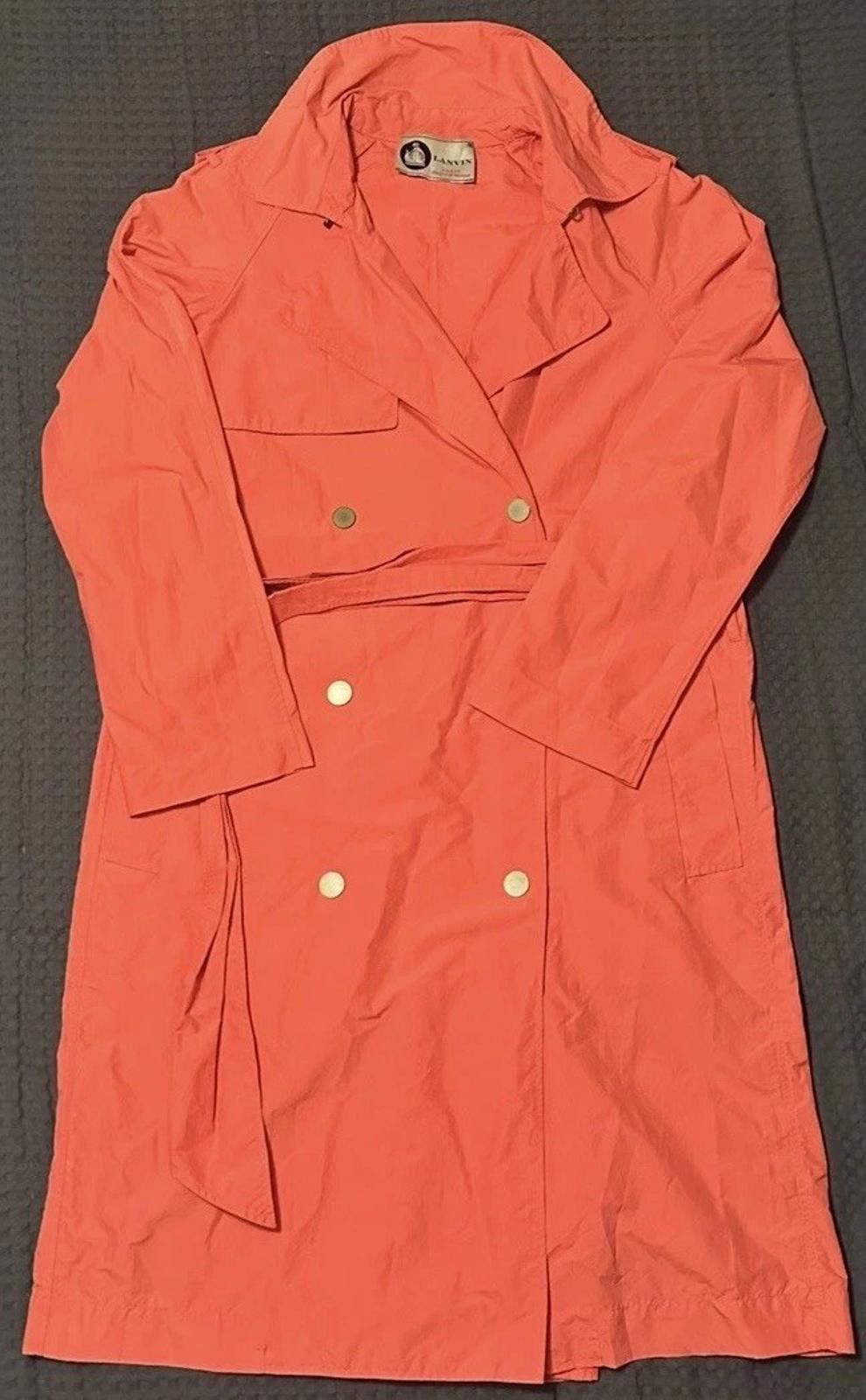 Lanvin LANVIN Paris Trench Coat Italy Size 42 / France 38 / US 8 Size M / US 6-8 / IT 42-44 - 1 Thumbnail