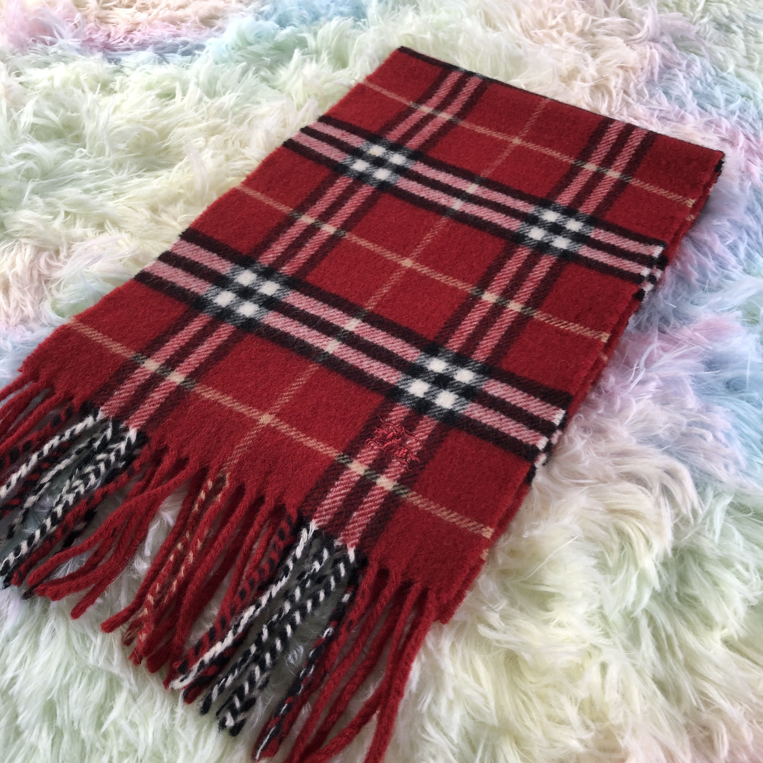 Burberry × Vintage Burberry Scarf / Muffler / Neckwear - KM186 Size ONE SIZE - 3 Thumbnail