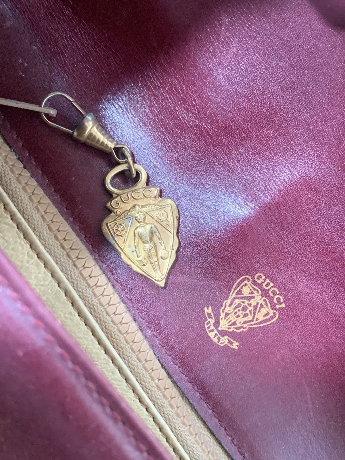 Gucci Vintage Gucci Leather Top Handle Bag (1970s–1980s) Size ONE SIZE - 5 Thumbnail