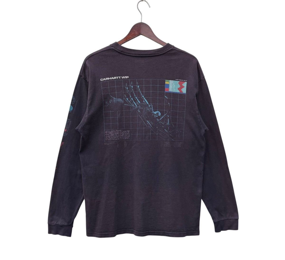 Carhartt Wip Carhartt Wip Future Romance Faded Longsleeve Shirt Size US S / EU 44-46 / 1 - 1 Thumbnail