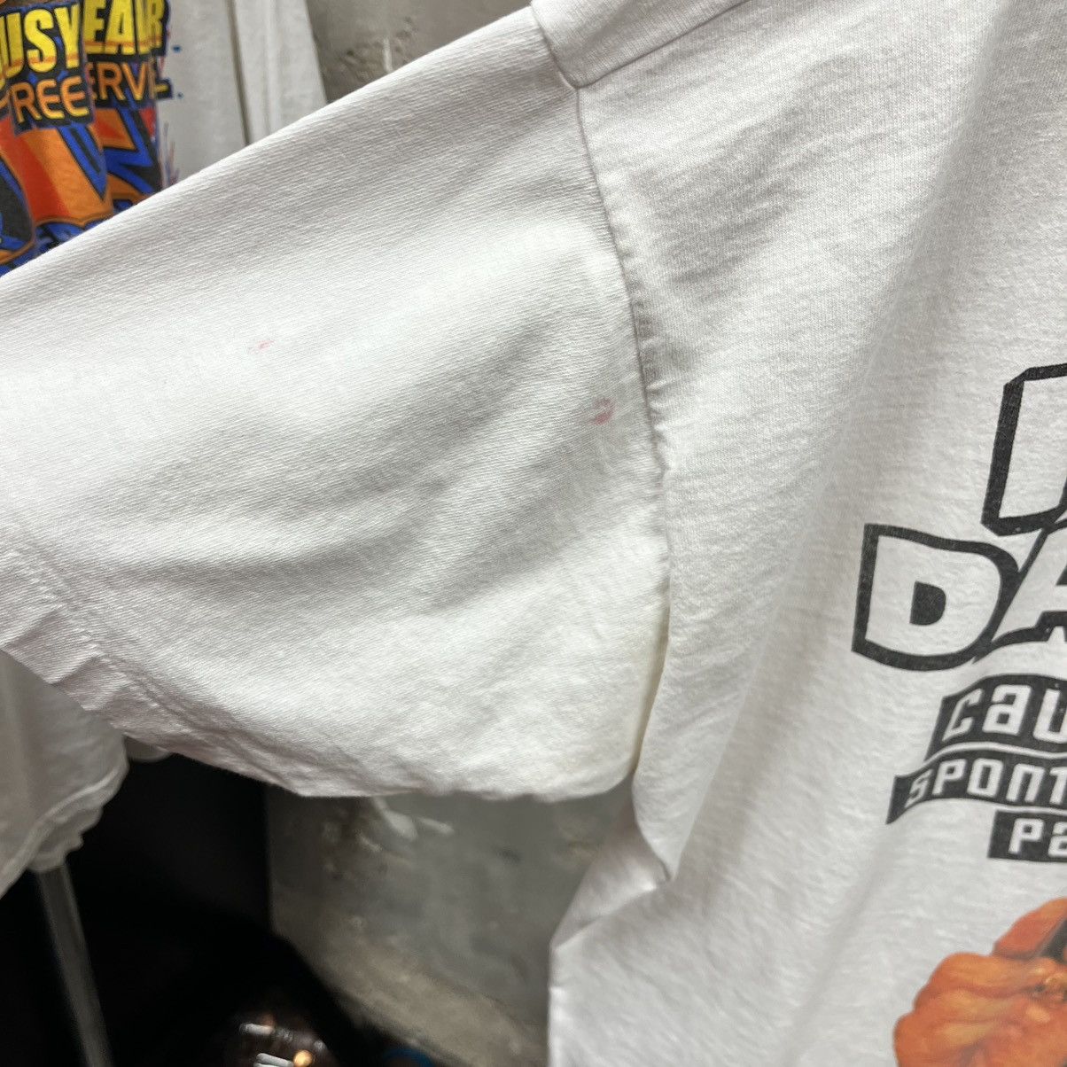 Fruit Of The Loom Vintage 90s Dekuyper Liquor Hot Damn! Spontaneous Party Tee Size US XL / EU 56 / 4 - 3 Thumbnail