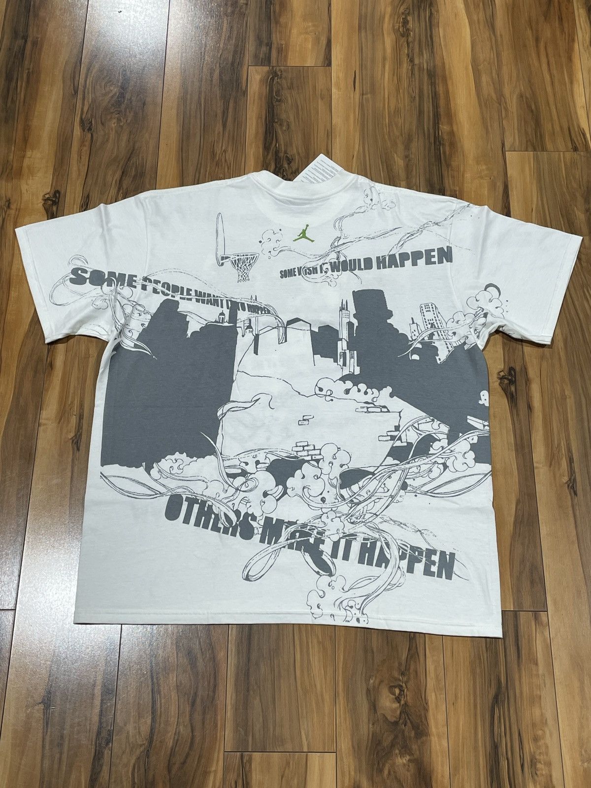Jordan Brand × Nike × Vintage Vintage Jordan playground shirt brand new 3M XL Size US XL / EU 56 / 4 - 4 Thumbnail