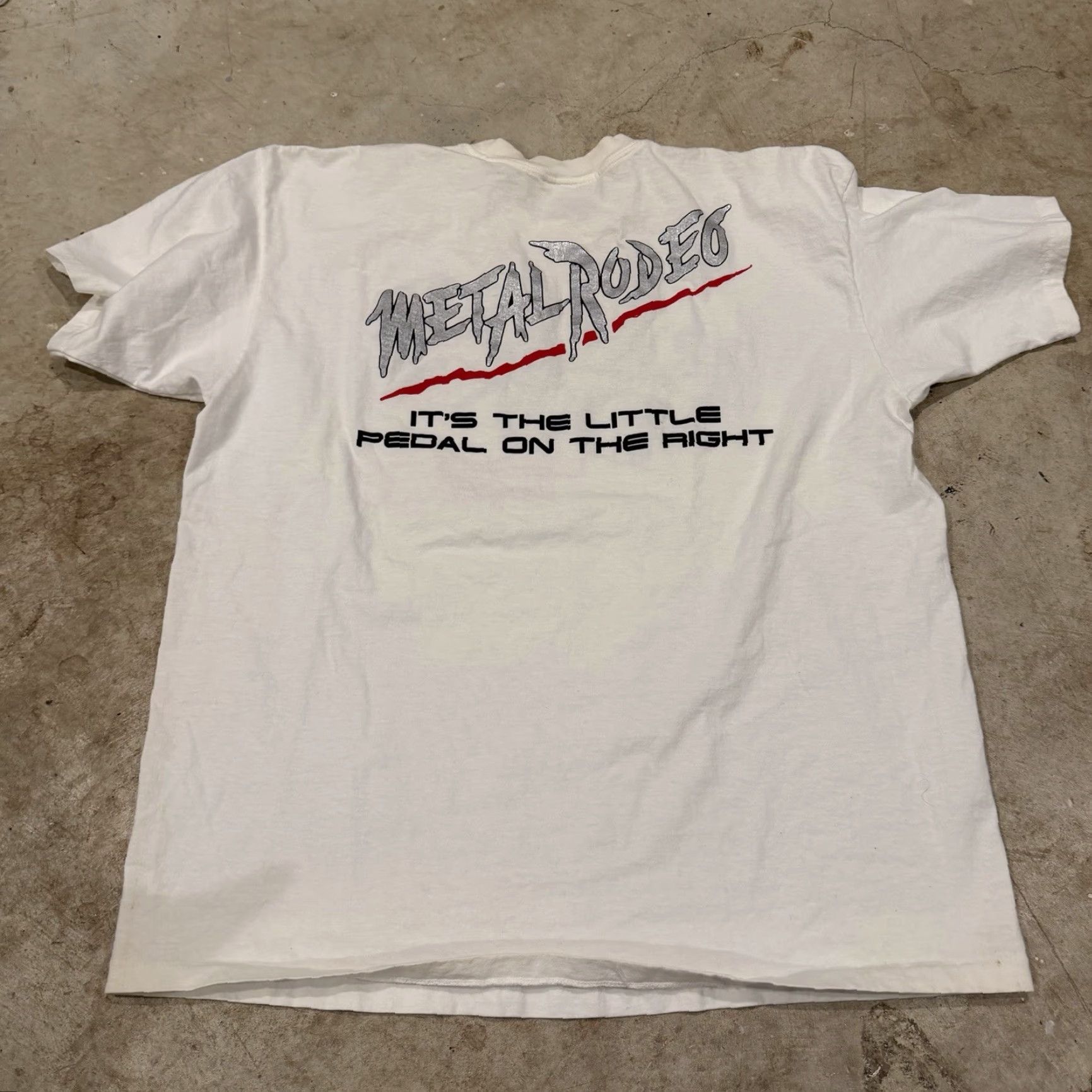 Brooks VINTAGE Brooks & Dunn Shirt 2XL White Cotton Rockabilly 1990s Rare Mens Size US XXL / EU 58 / 5 - 2 Thumbnail
