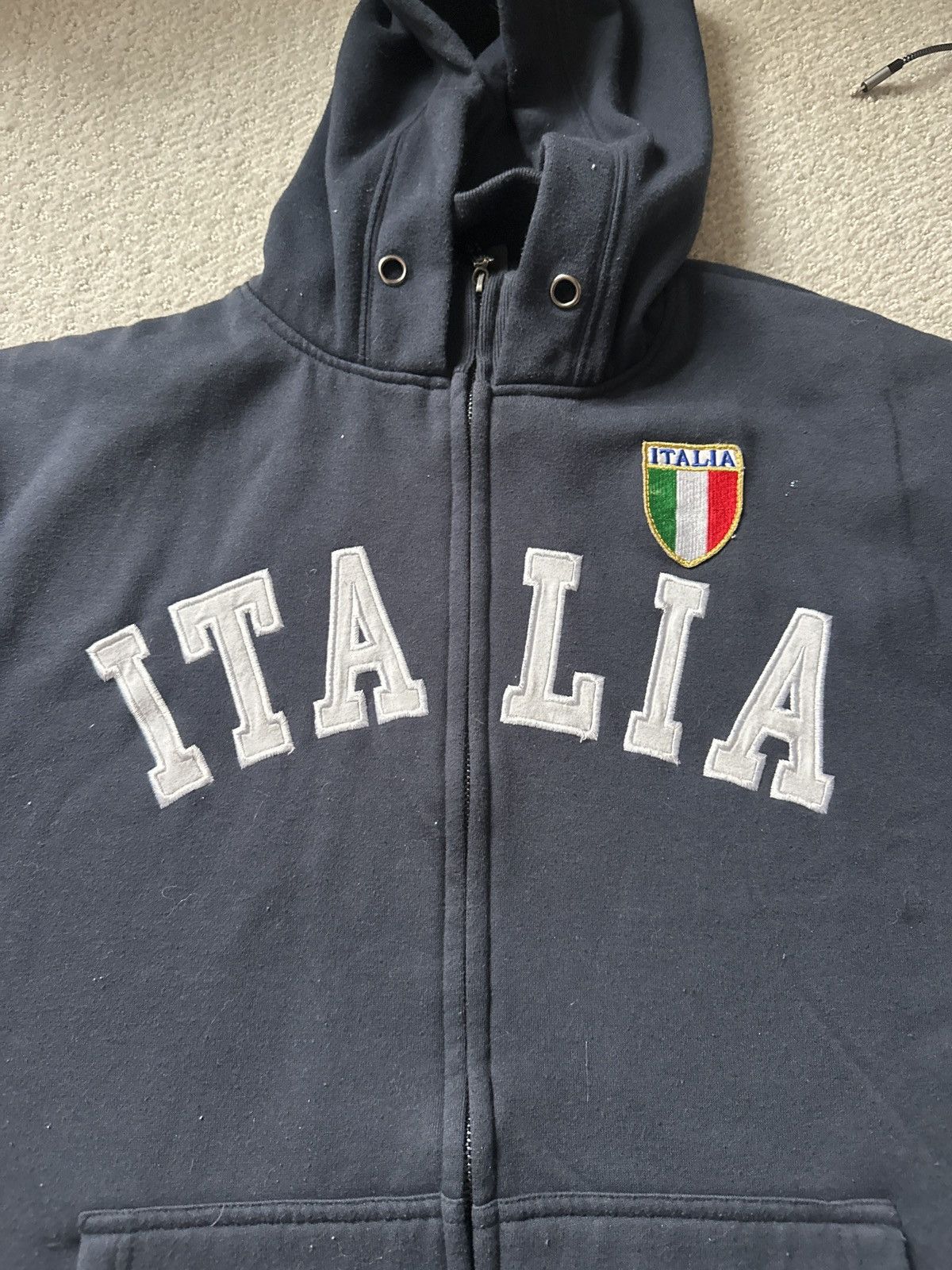 Other ITALIA vintage zip up hoodie Size US XXL / EU 58 / 5 - 2 Thumbnail